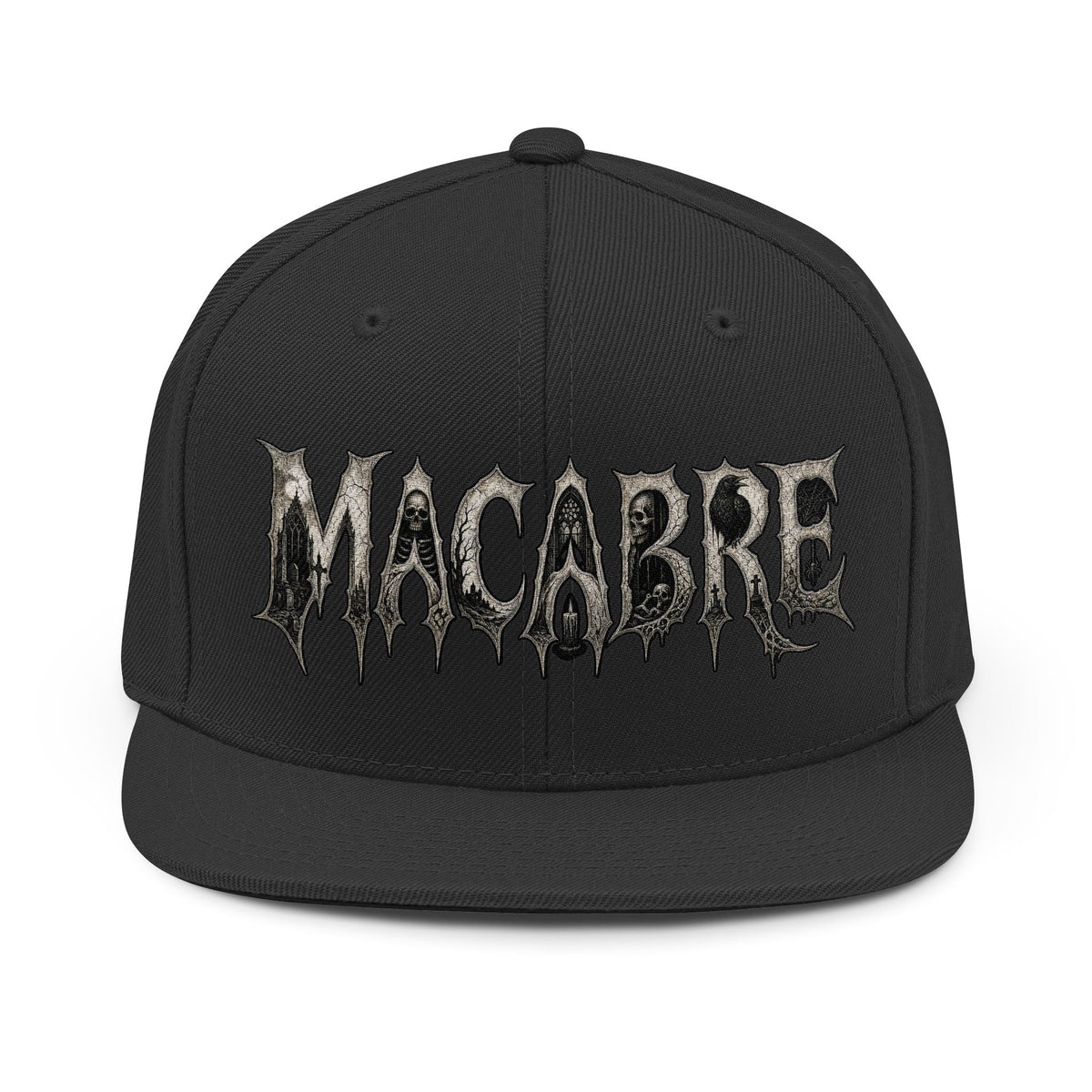 MACABRE Unisex Snapback Hat | SalemFootsteps