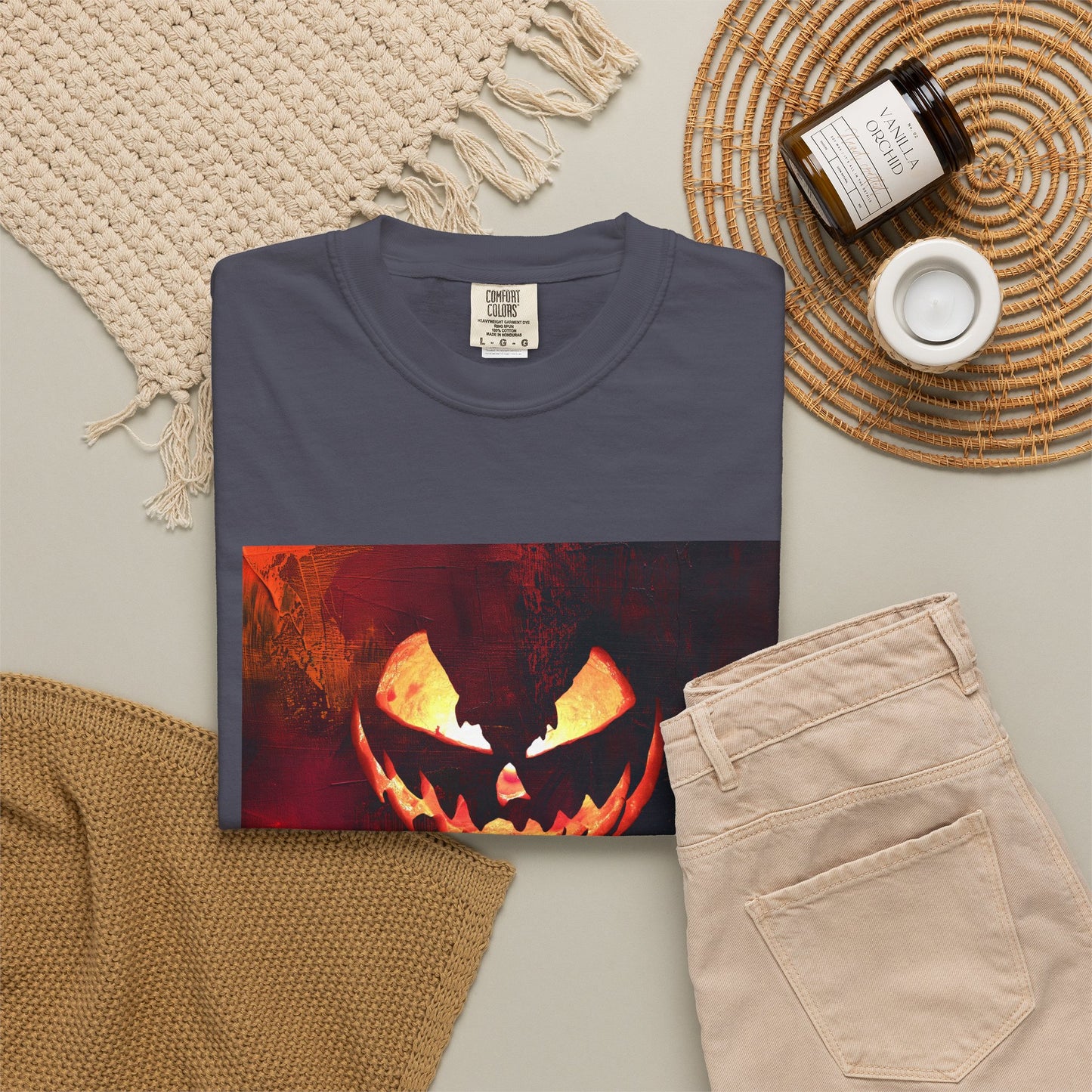 SUNSET PUMPKIN Unisex Garment-Dyed T-shirt