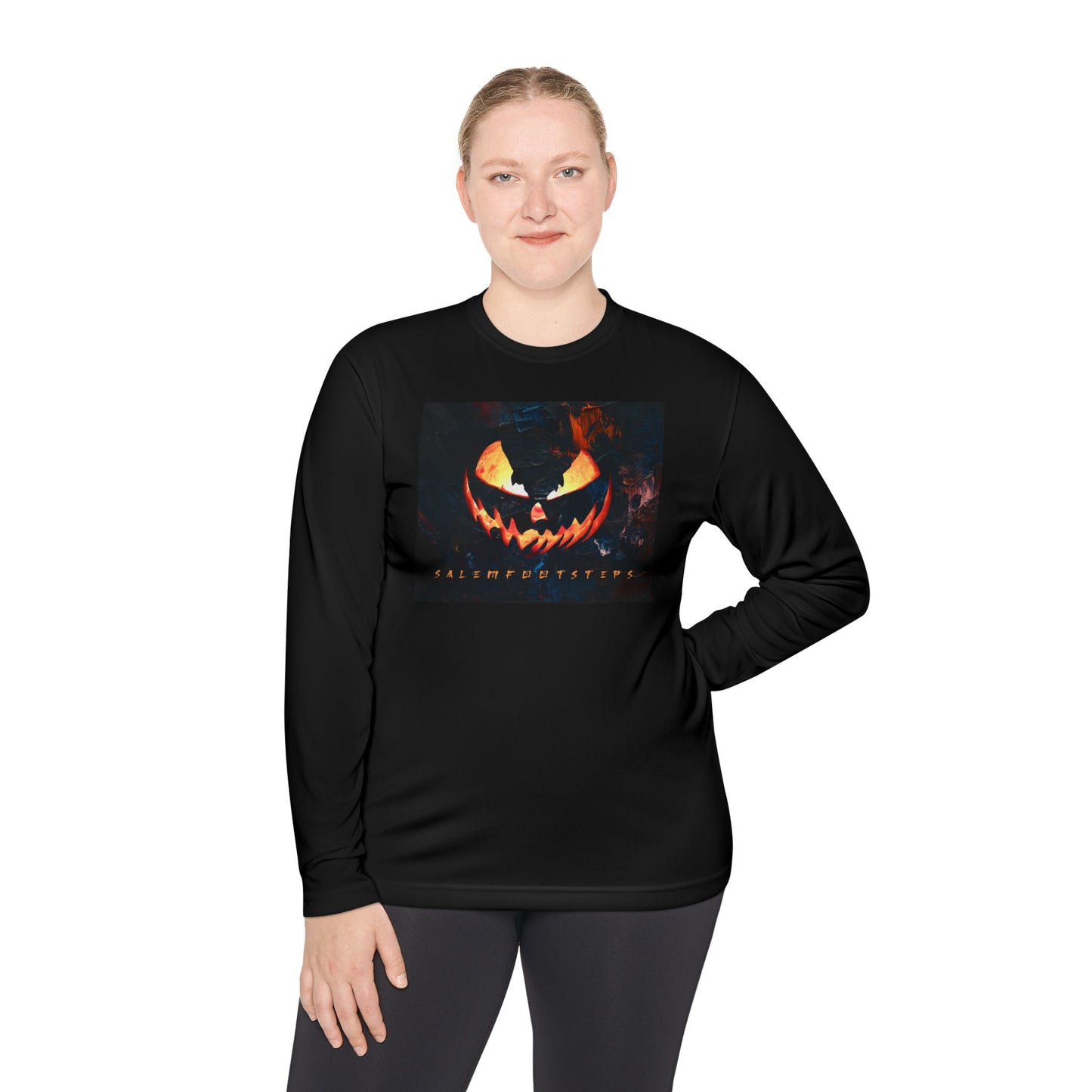 MIDNIGHT HALLOWEEN Unisex Lightweight Long Sleeve Tee