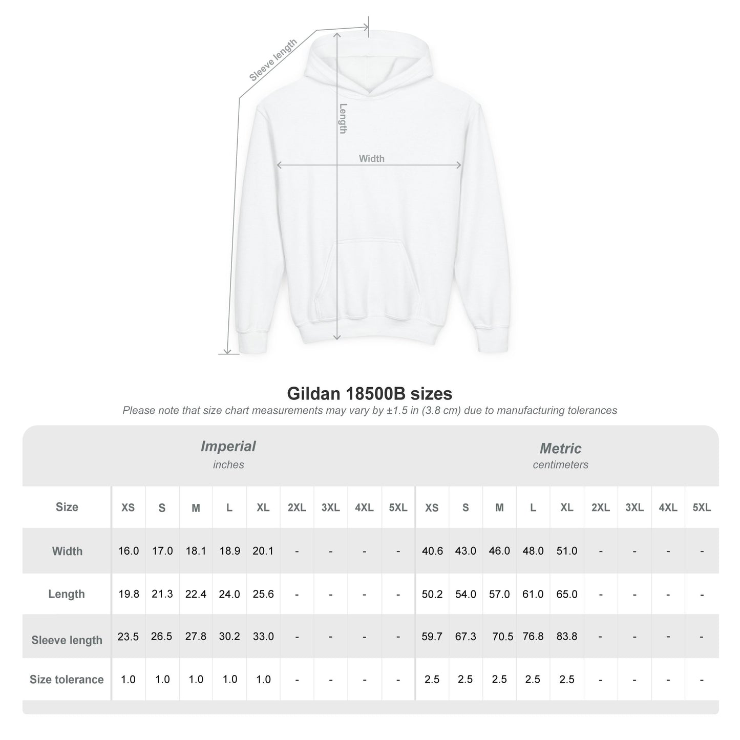 1692 WITCH Youth Heavy Blend Hooded Sweatshirt