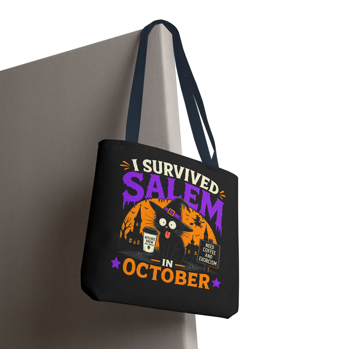 Survived Salem Cat - Tote Bag – alternate product view 123
