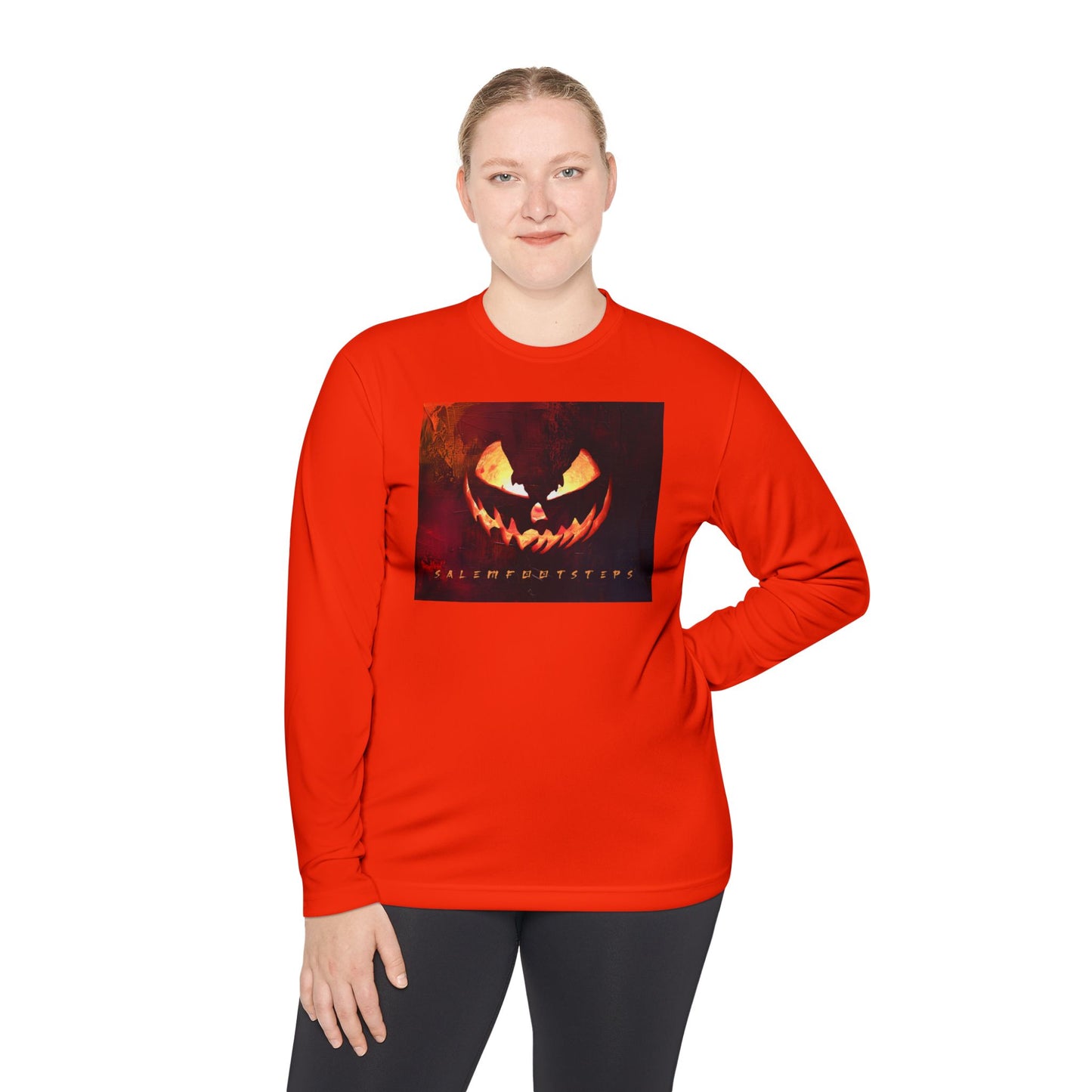 SUNSET HALLOWEEN Unisex Lightweight Long Sleeve Tee