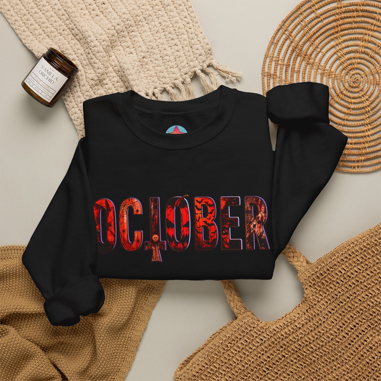 HORROR OCTOBER - Unisex Heavy Blend™ Crewneck Sweatshirt