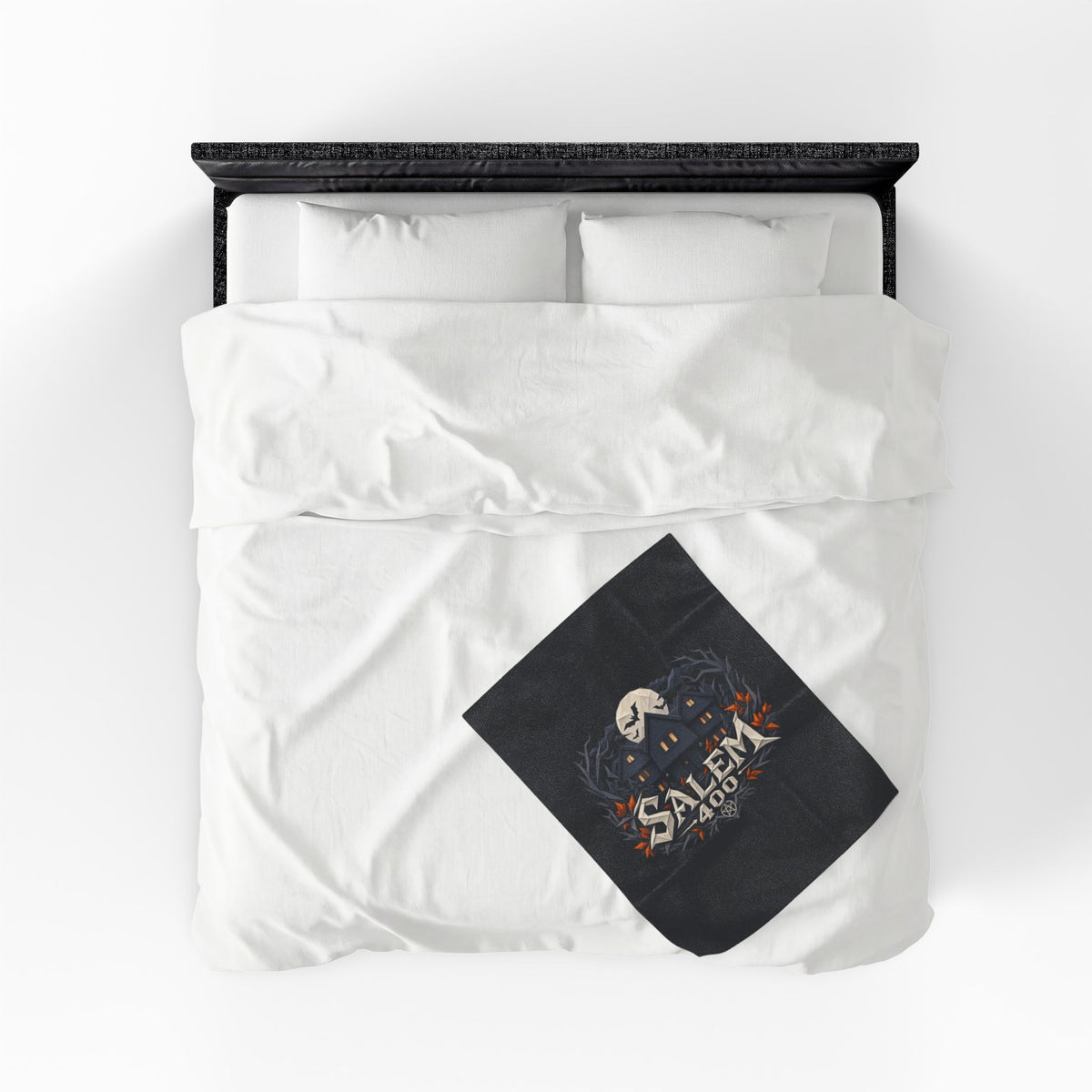 Salem 400 Witch House - Velveteen Plush Blanket