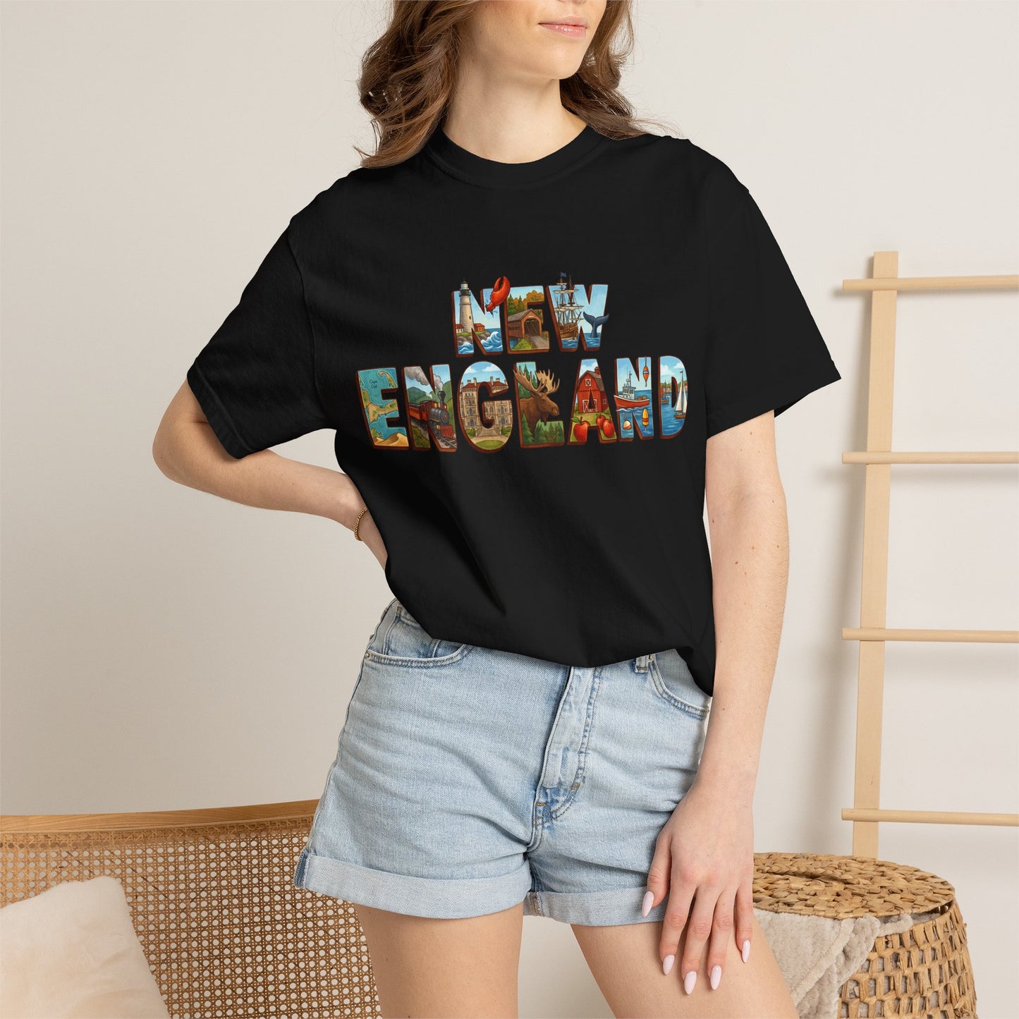 NEW ENGLAND Unisex Garment-Dyed T-shirt
