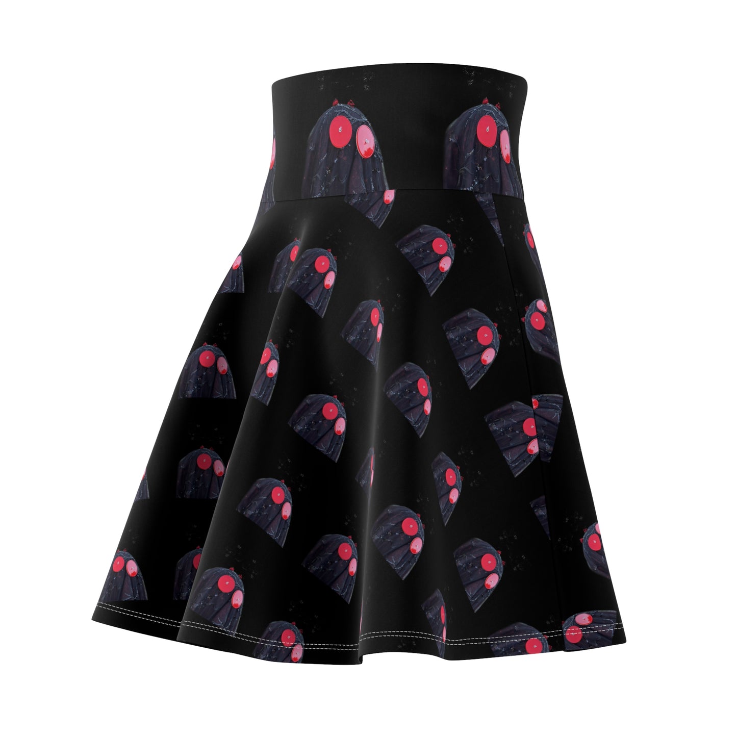 MOTHMAN Women's Skater Skirt (AOP)