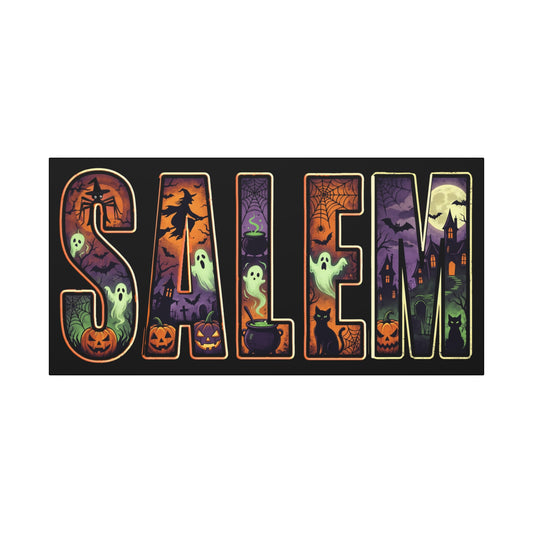 SALEM SPOOKY Matte Canvas, Stretched, 1.25"