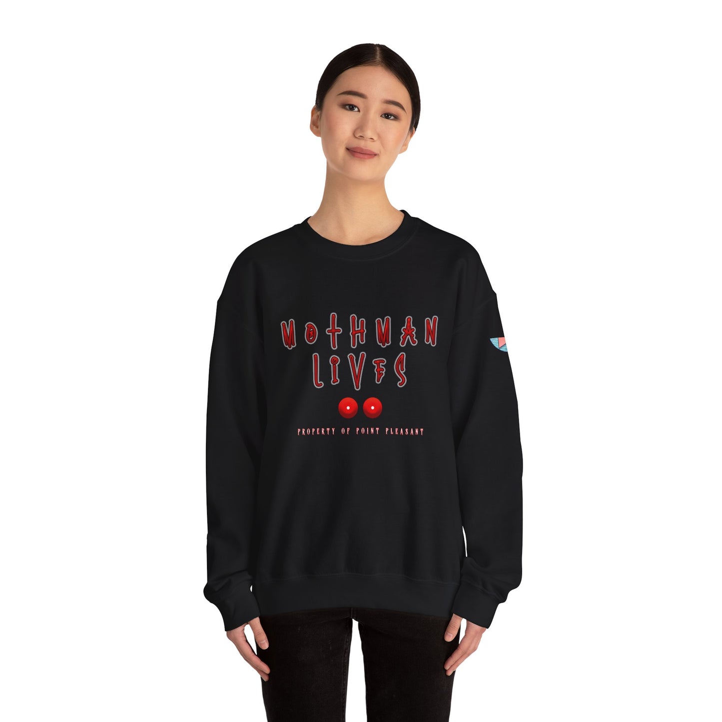 MOTHMAN LIVES Unisex Heavy Blend™ Crewneck Sweatshirt