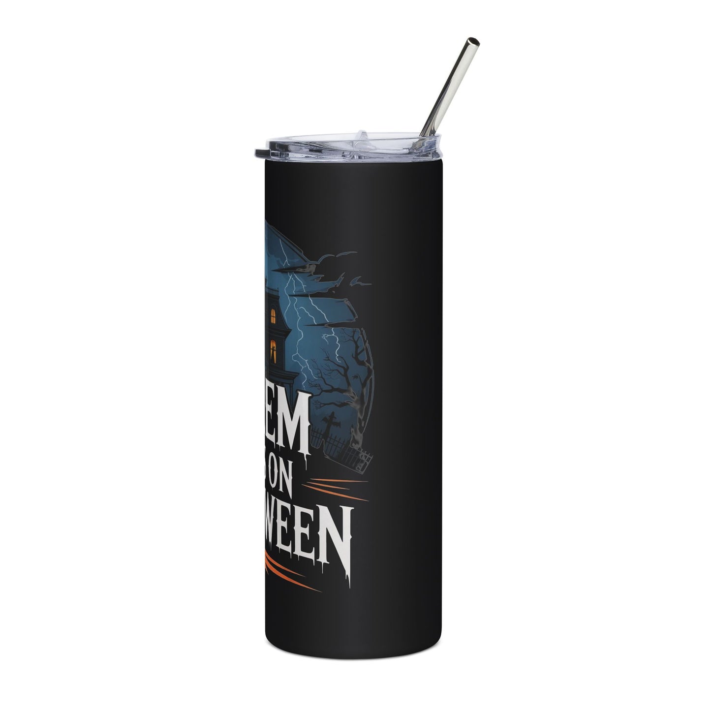 Salem Runs on Halloween Stainless Steel Tumbler, 20oz