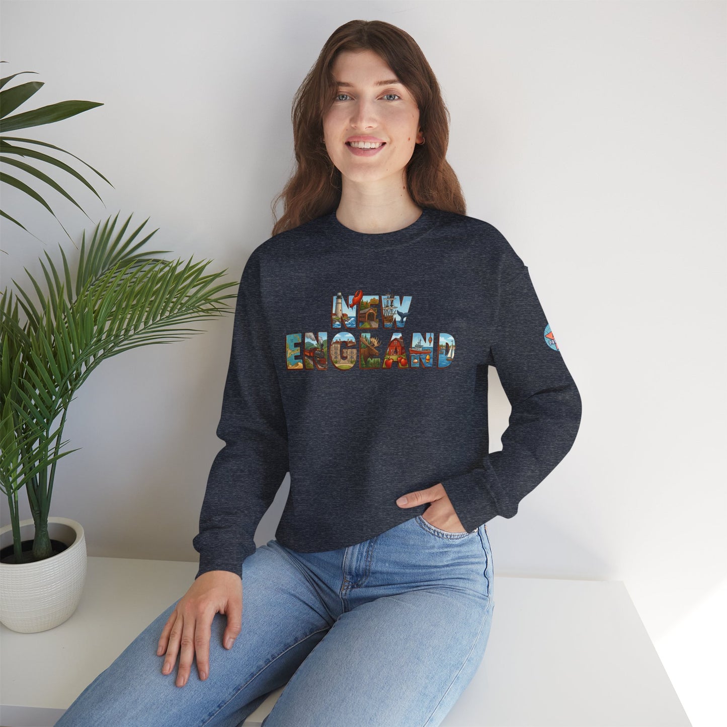 NEW ENGLAND Unisex Heavy Blend™ Crewneck Sweatshirt