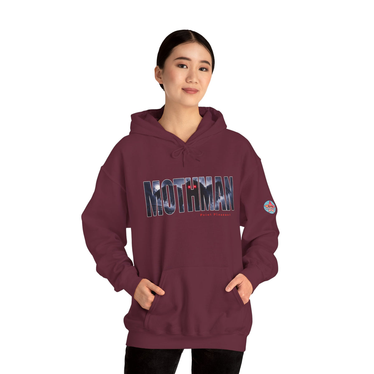 MOTHMAN LURKS Unisex Heavy Blend™ Hooded Sweatshirt