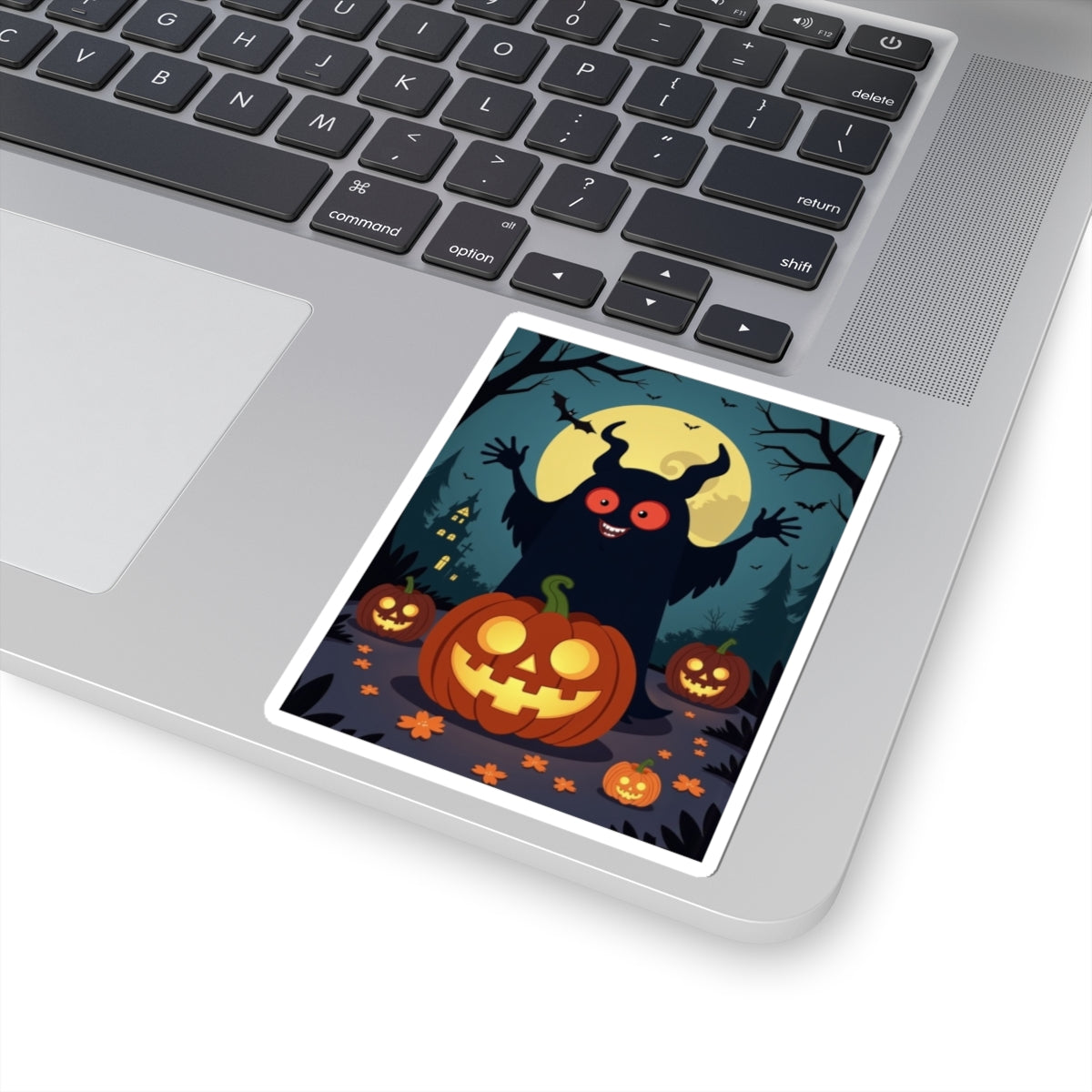 Mothman Halloween Kiss-Cut Stickers