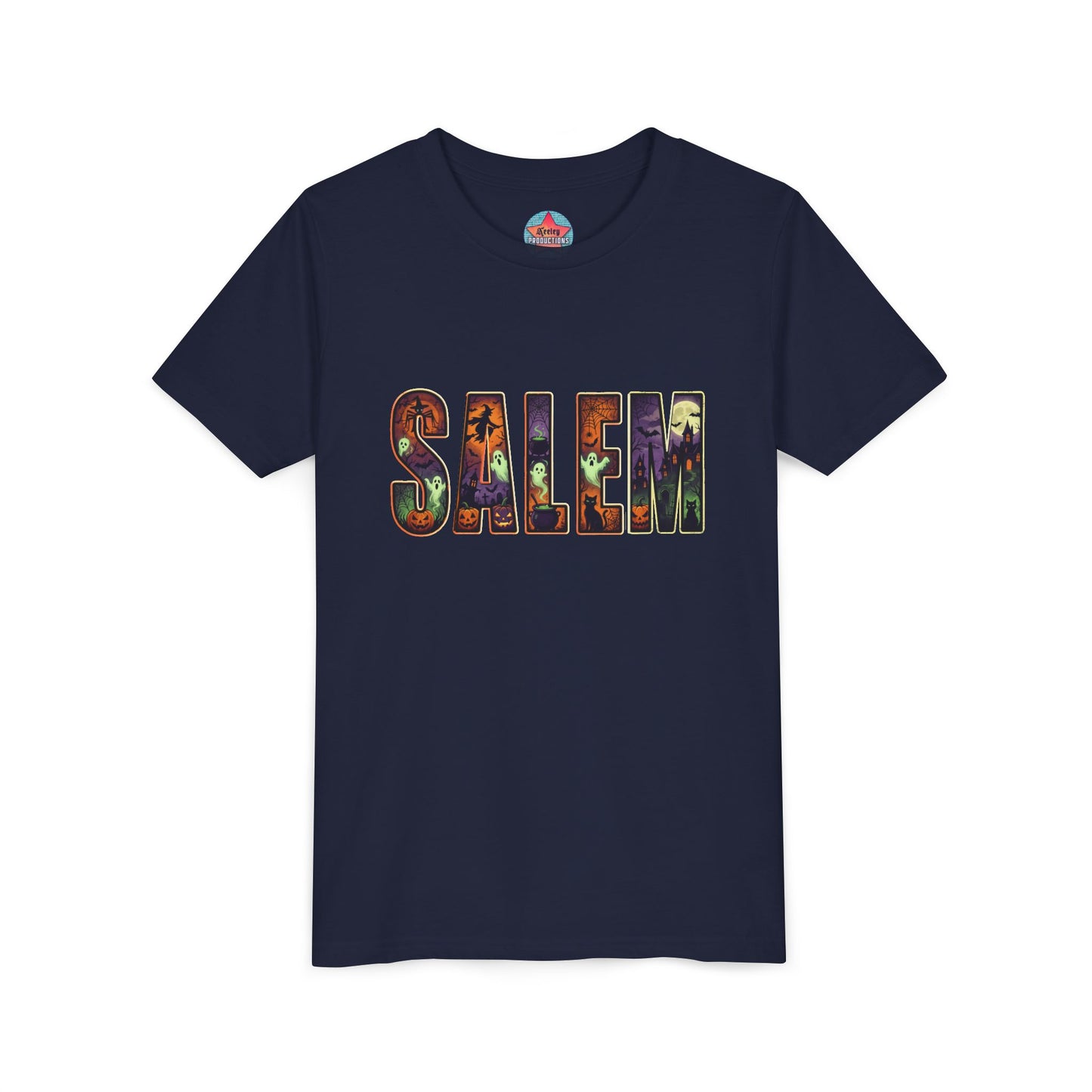 SALEM SPOOKY Youth Short Sleeve Tshirt (More Colors)