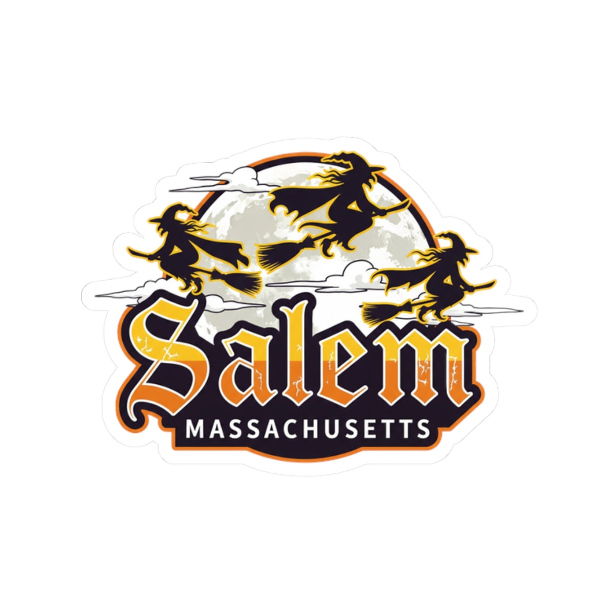 Salem Witch City Kiss-Cut Stickers
