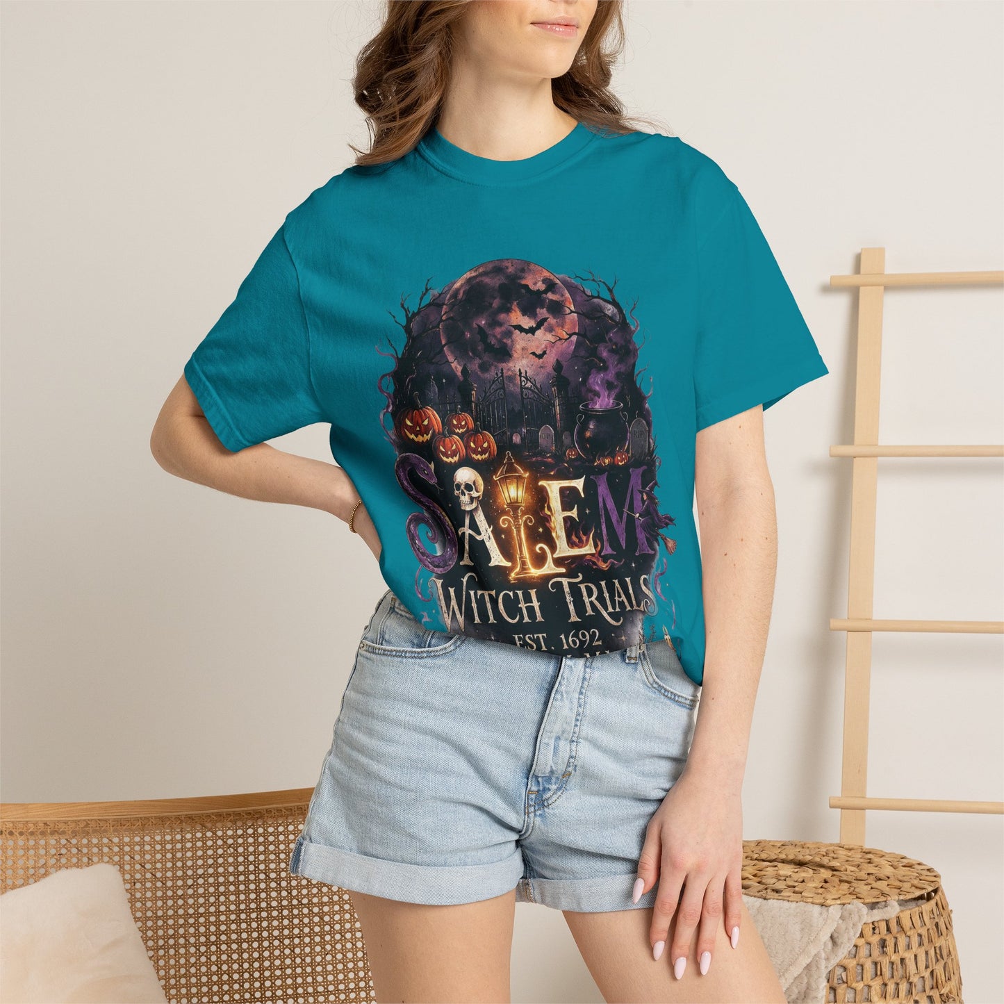 SALEM WITCH TRIALS Unisex Garment-Dyed T-shirt