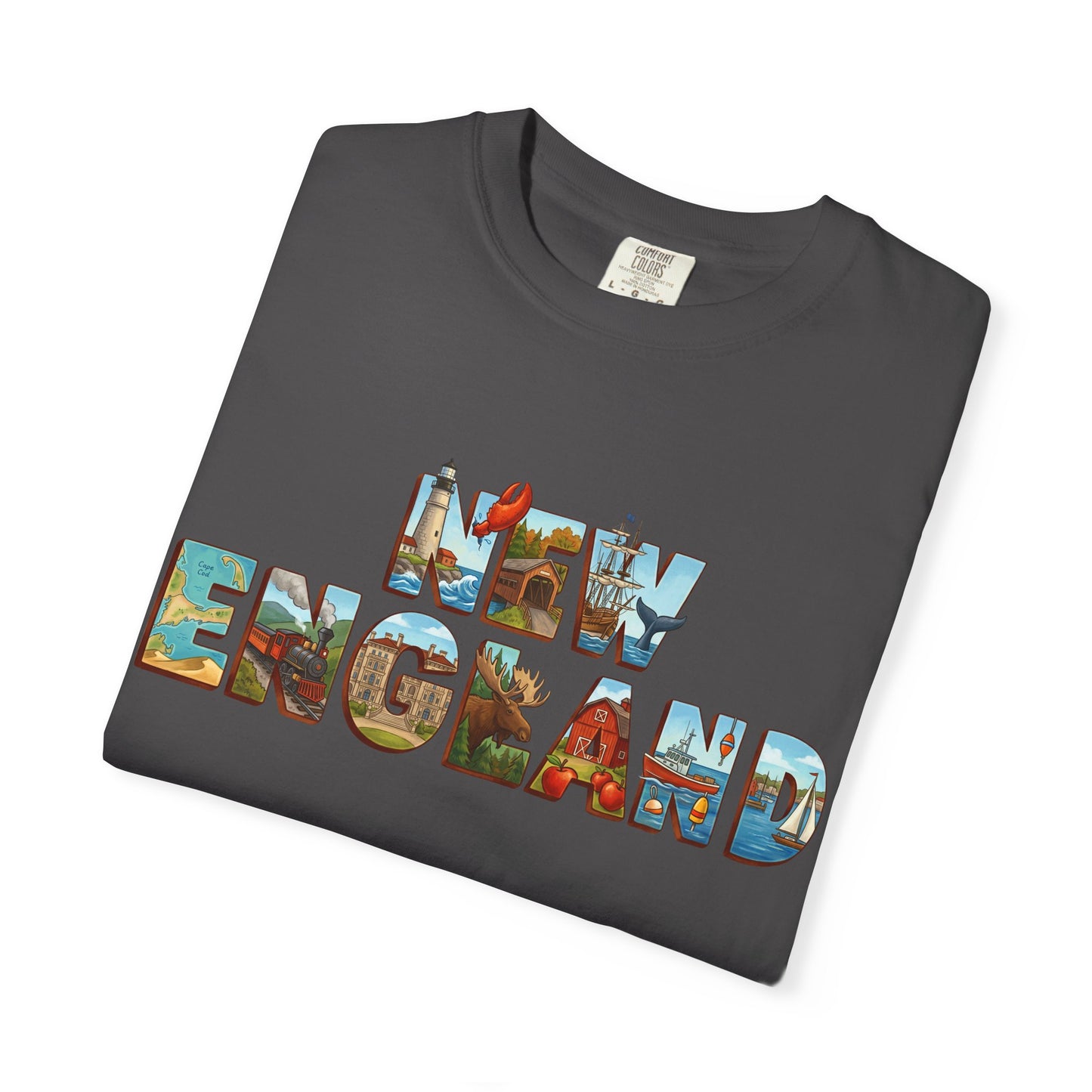 NEW ENGLAND Unisex Garment-Dyed T-shirt