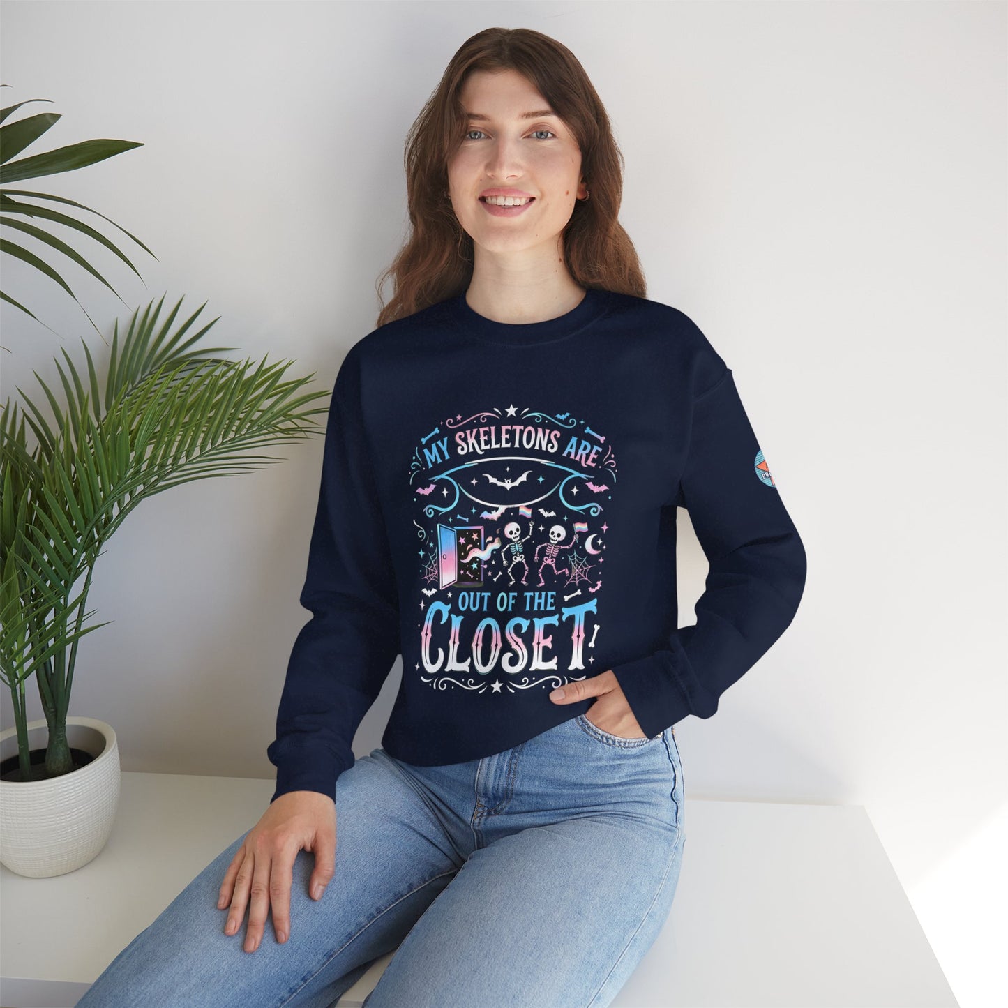 TRANS PRIDE Unisex Heavy Blend™ Crewneck Sweatshirt
