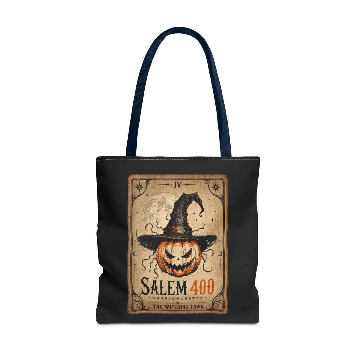 PUNKIN TAROT Tote Bag (AOP) – alternate view | SalemFootsteps