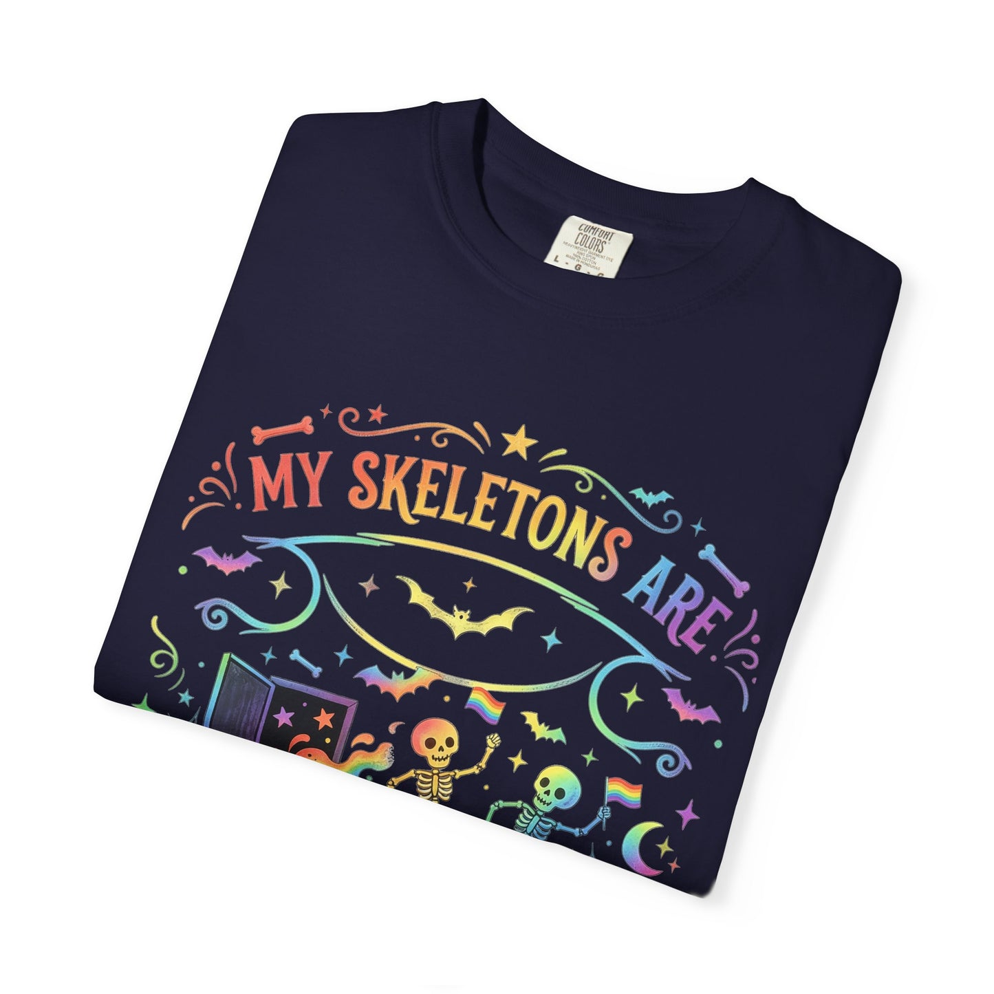 Skeleton Pride - Unisex Garment-Dyed T-shirt