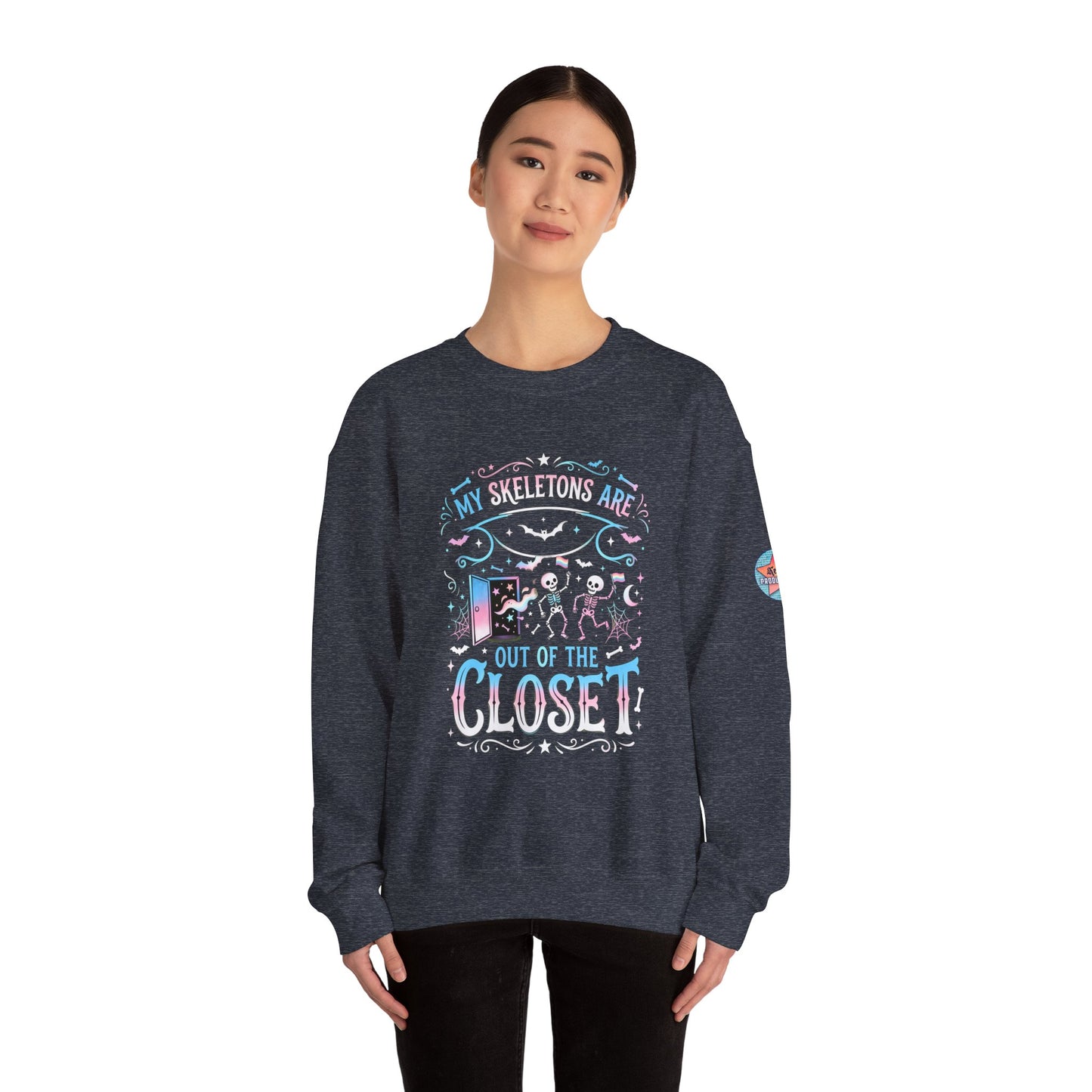 TRANS PRIDE Unisex Heavy Blend™ Crewneck Sweatshirt