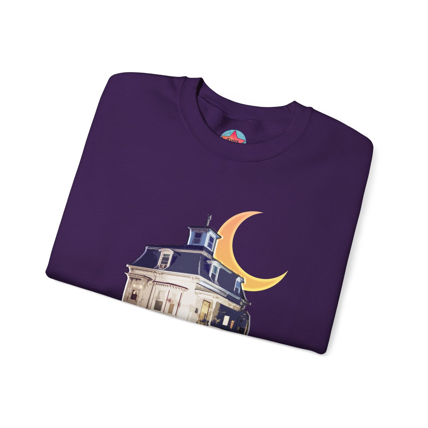 PUPLE SALEM HOUSE Unisex Heavy Blend™ Crewneck Sweatshirt
