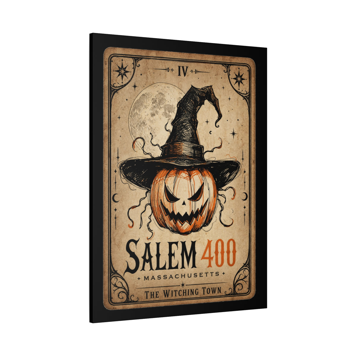 SALEM TAROT Matte Canvas, Stretched, 1.25" – Salem – alternate view | SalemFootsteps