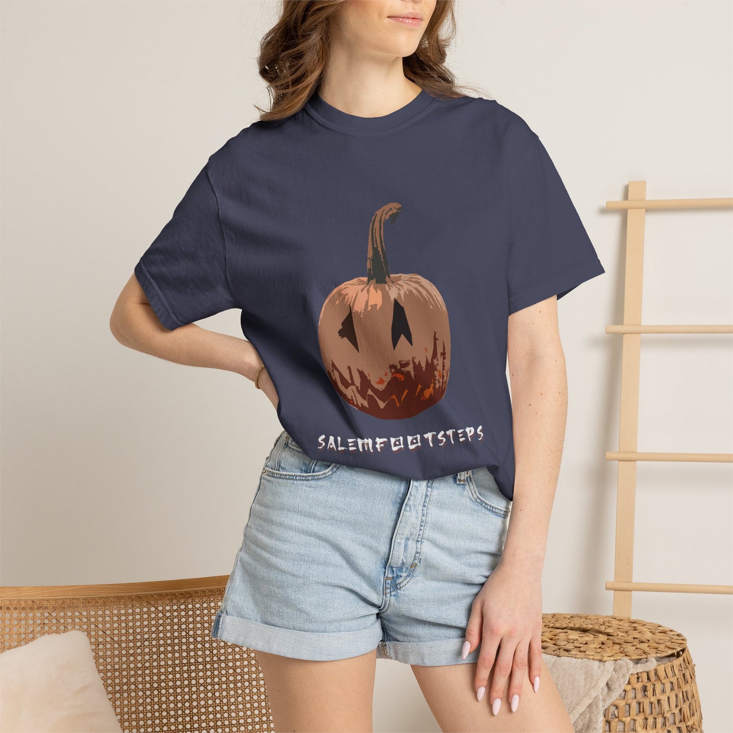 HALLOWEEN PUMPKIN Unisex Garment-Dyed T-shirt