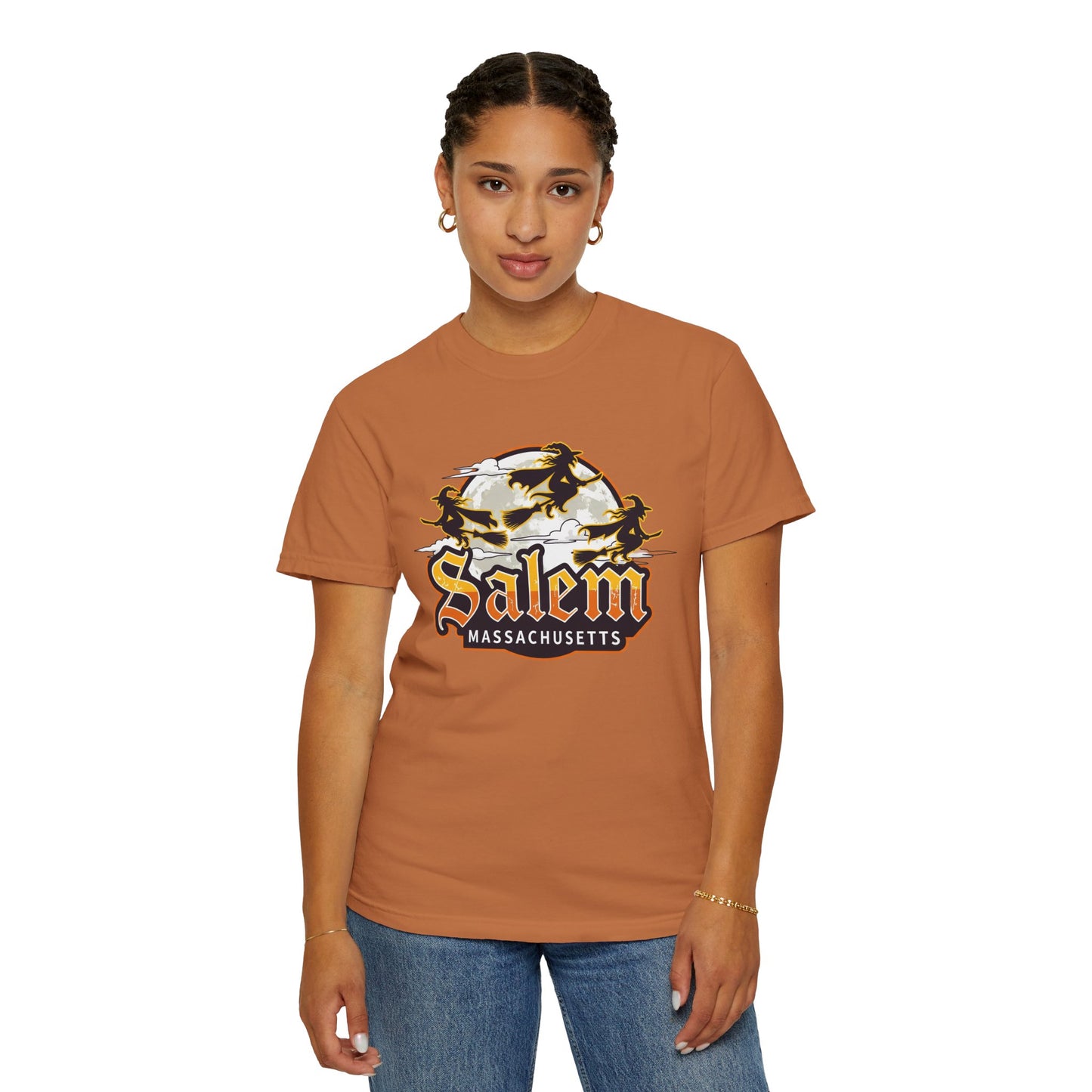 SALEM LOGO Unisex Garment-Dyed T-shirt