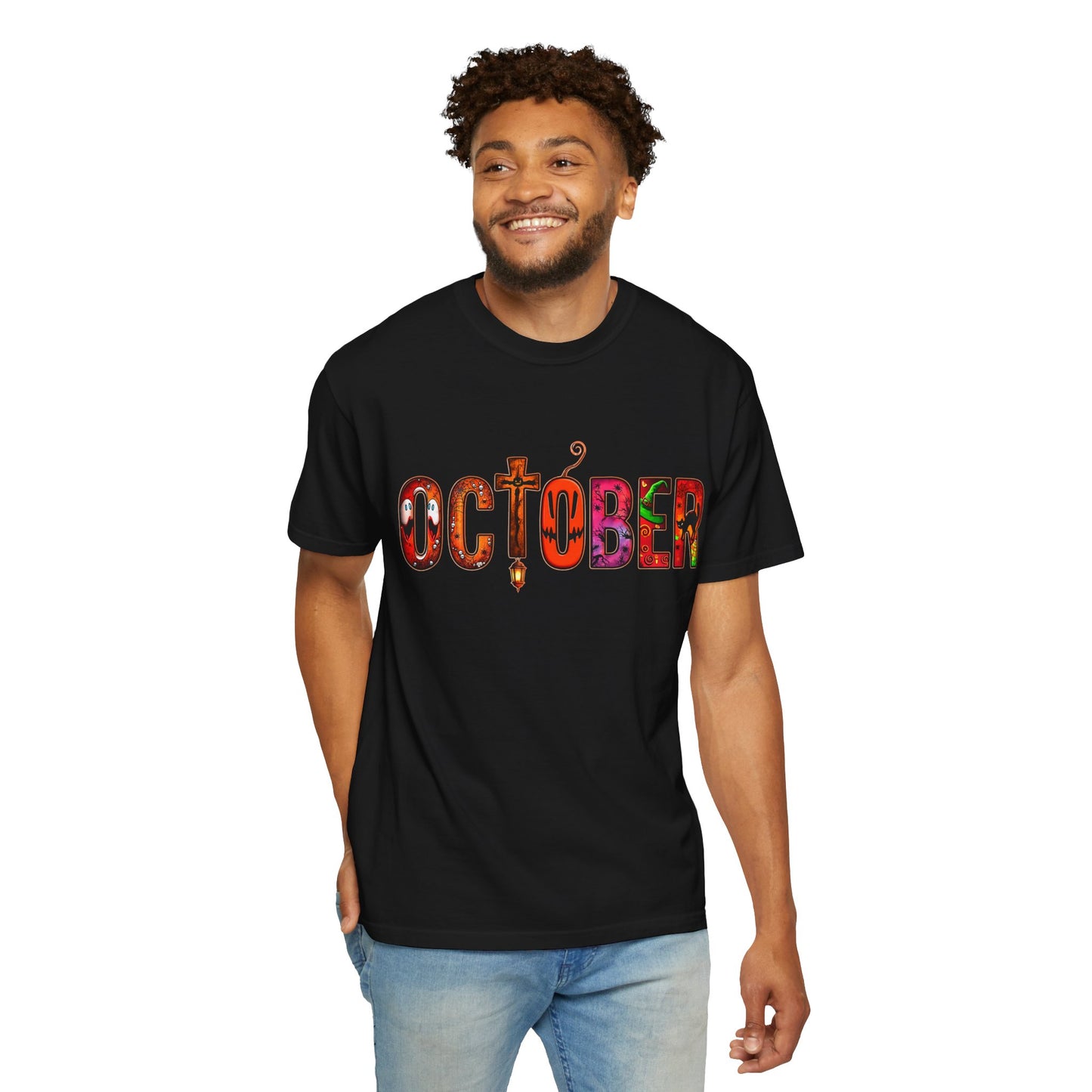 OCTOBER Unisex Garment-Dyed T-shirt