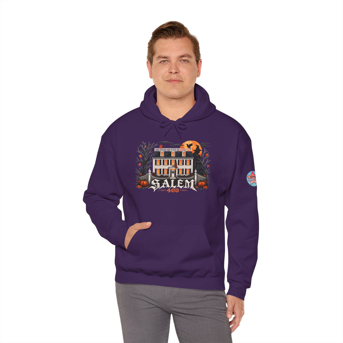 Salem 400 Ropes Mansion - Unisex Heavy Blend™ Hooded Sweatshirt