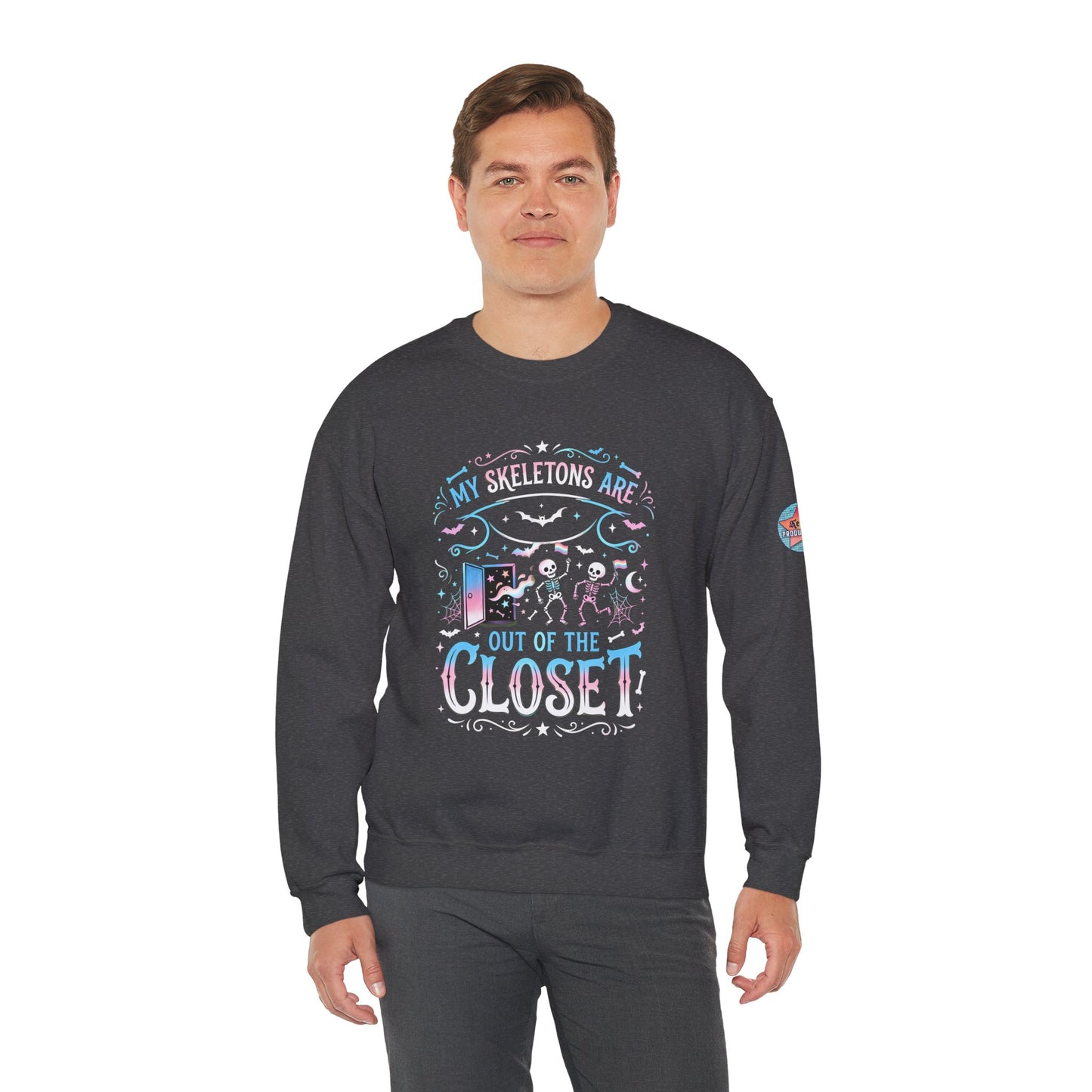 TRANS PRIDE Unisex Heavy Blend™ Crewneck Sweatshirt