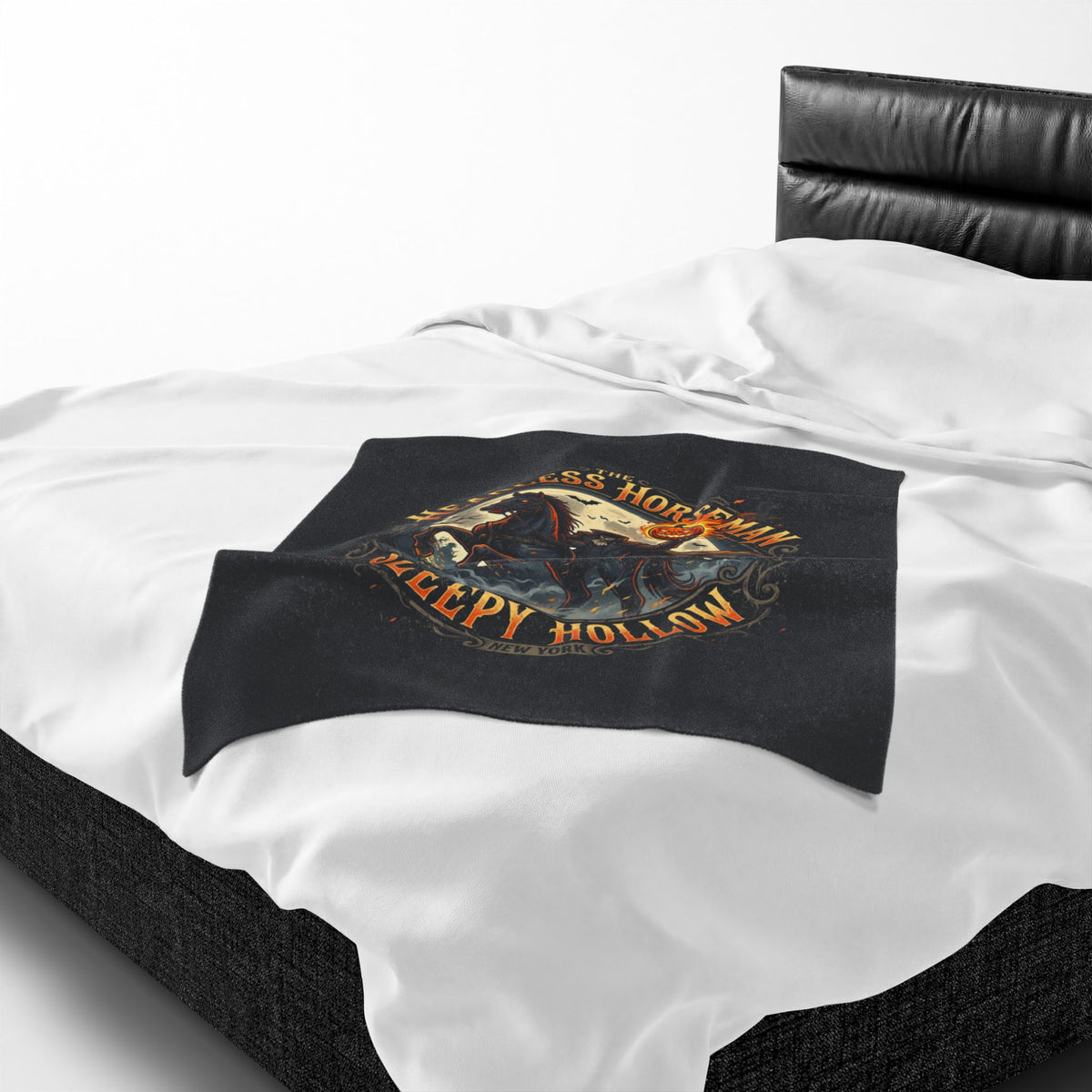HEADLESS HORSEMAN Velveteen Plush Blanket