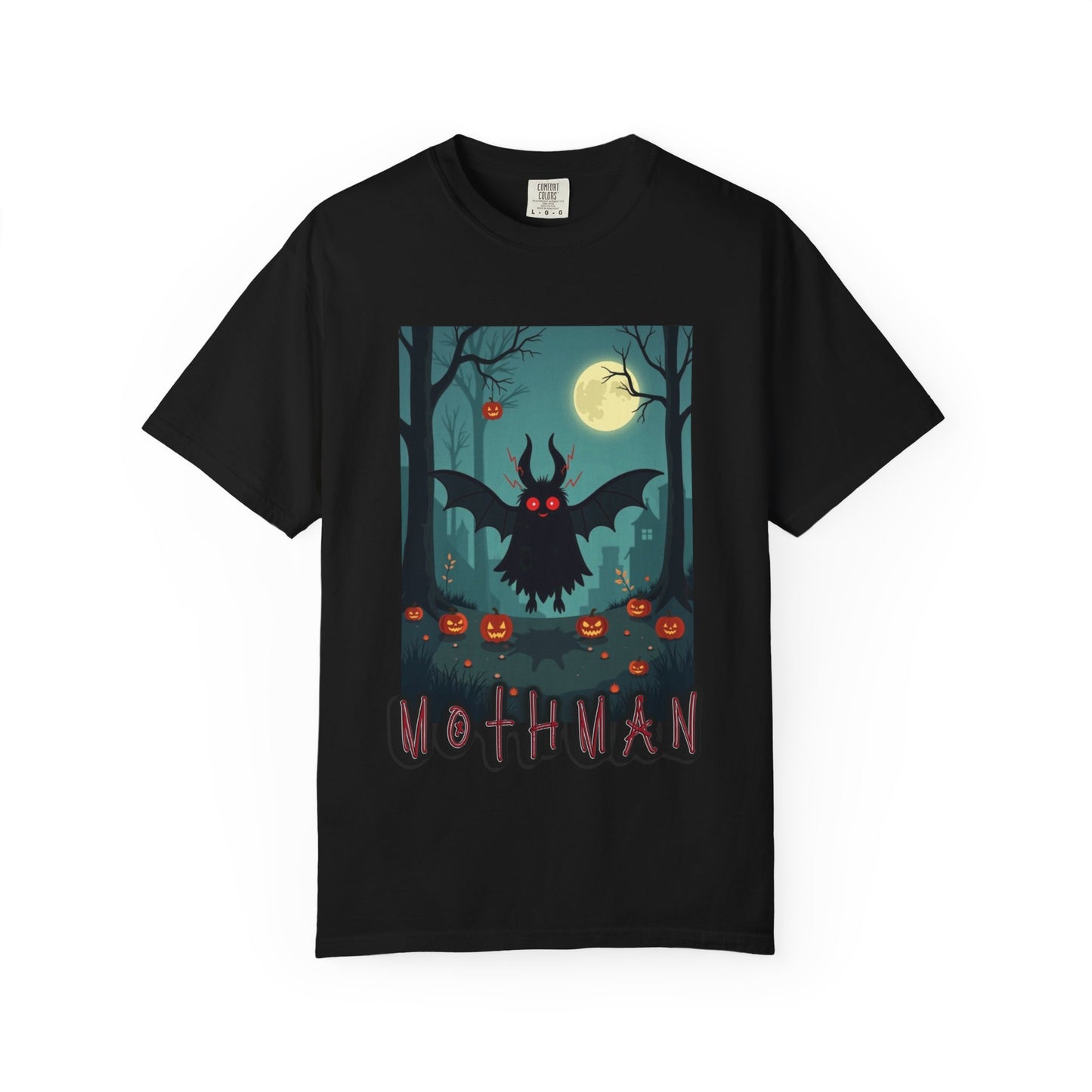 Trick or Treat Mothman Unisex Garment-Dyed T-shirt