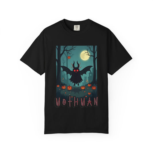 Trick or Treat Mothman Unisex Garment-Dyed T-shirt