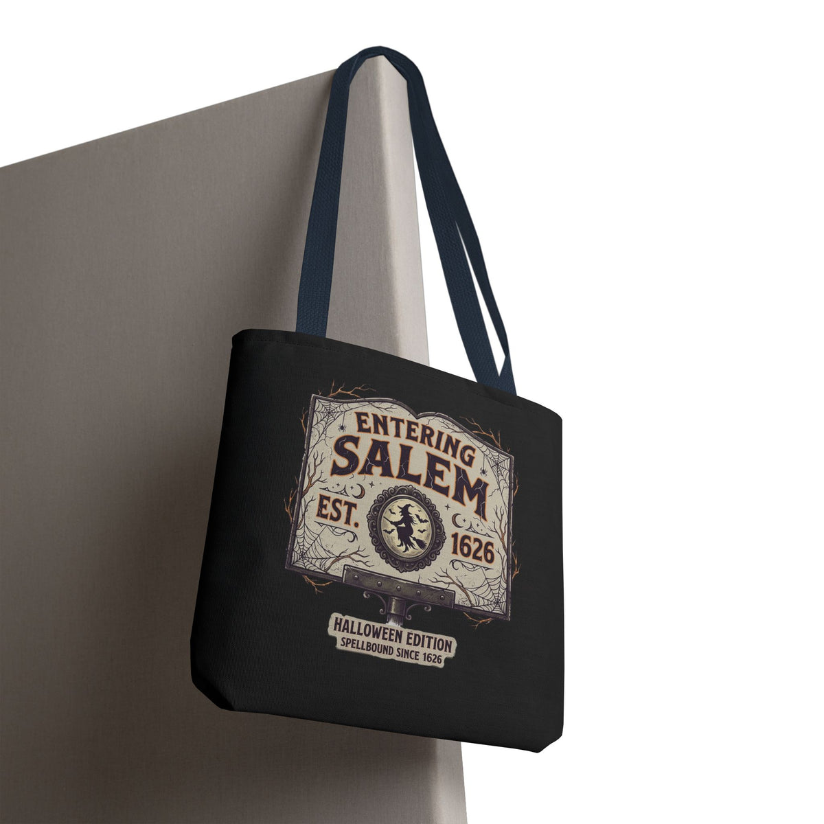 Spooky Entering Salem Tote Bag (AOP)
