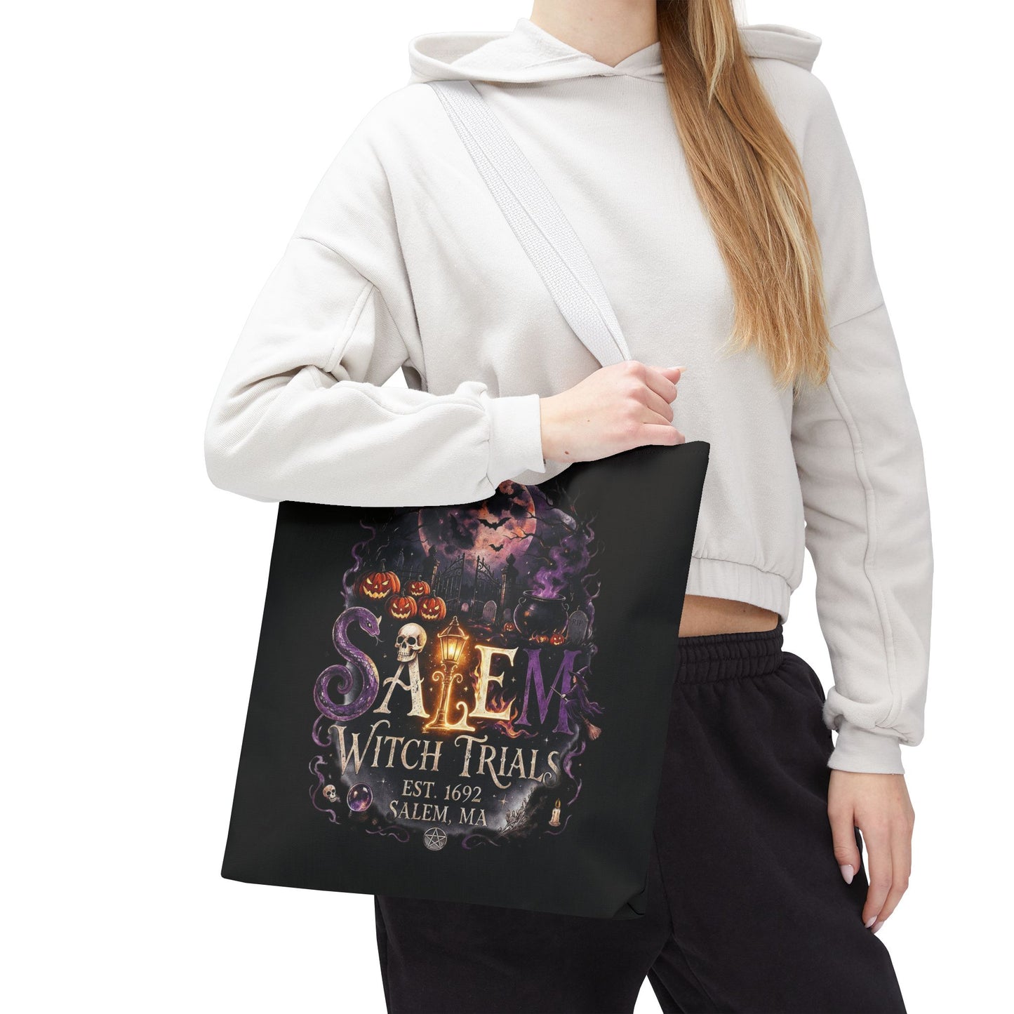SALEM WITCH TRIALS Tote Bag (AOP)