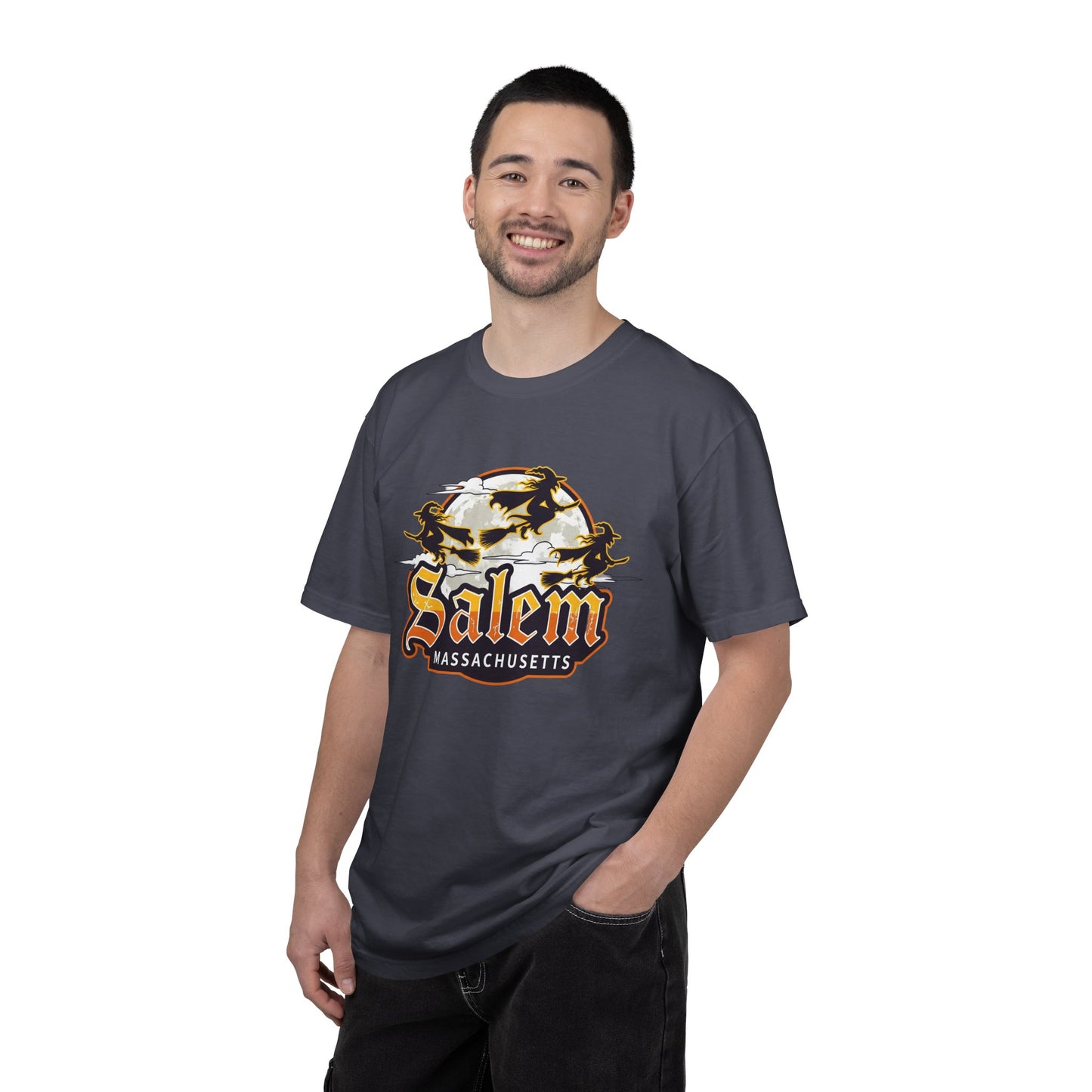 SALEM LOGO Unisex Garment-Dyed T-shirt