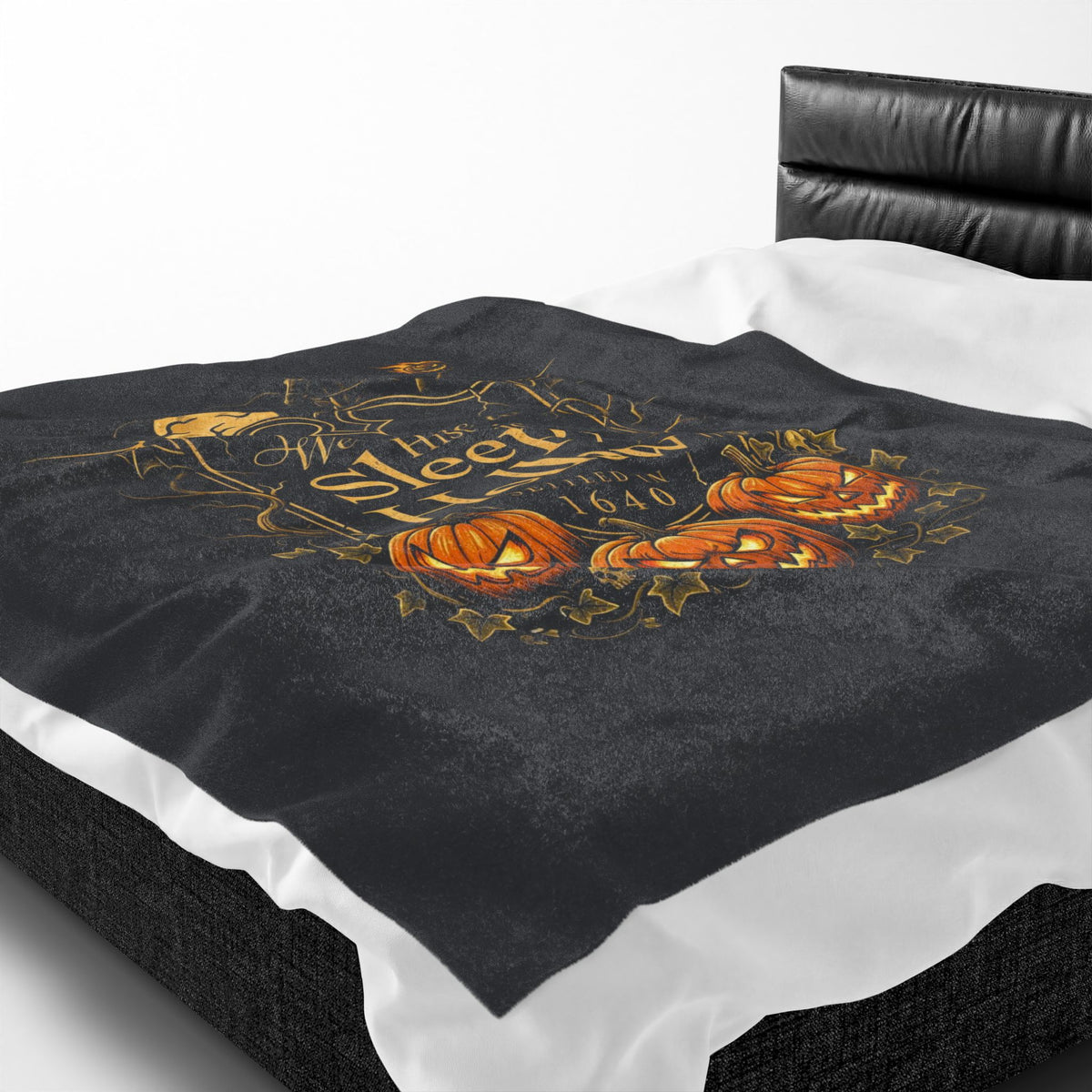SLEEPY HOLLOW Velveteen Plush Blanket