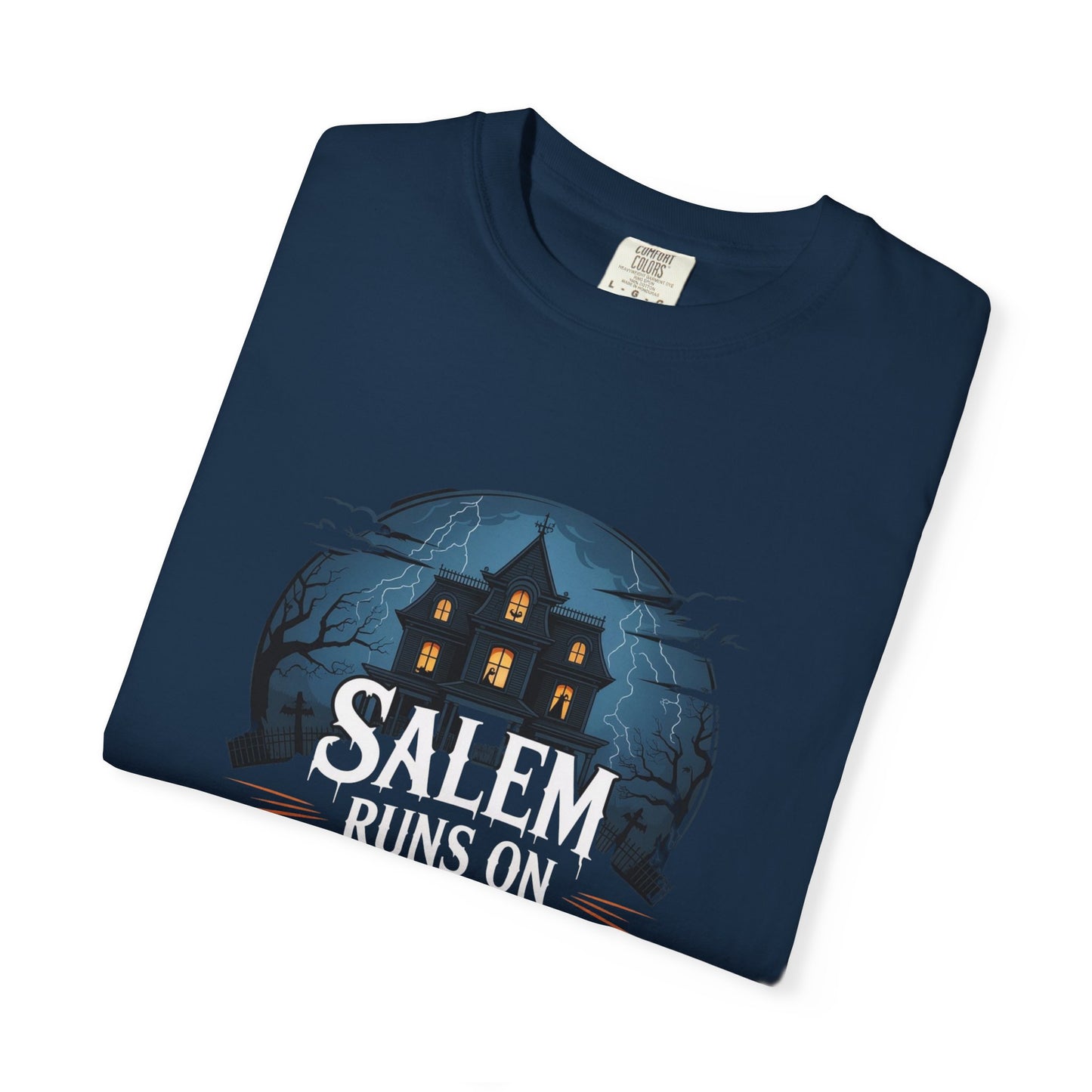 Salem Runs on Halloween Tee (2 Colors)