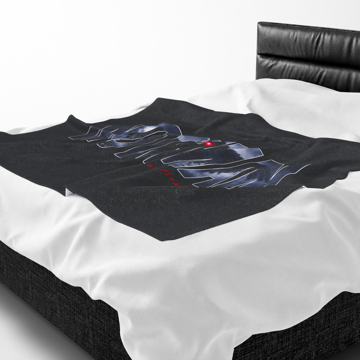 MOTHMAN LURKS Velveteen Plush Blanket