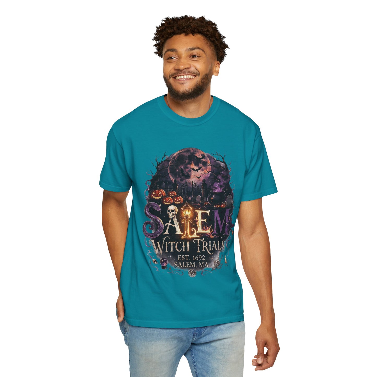 SALEM WITCH TRIALS Unisex Garment-Dyed T-shirt