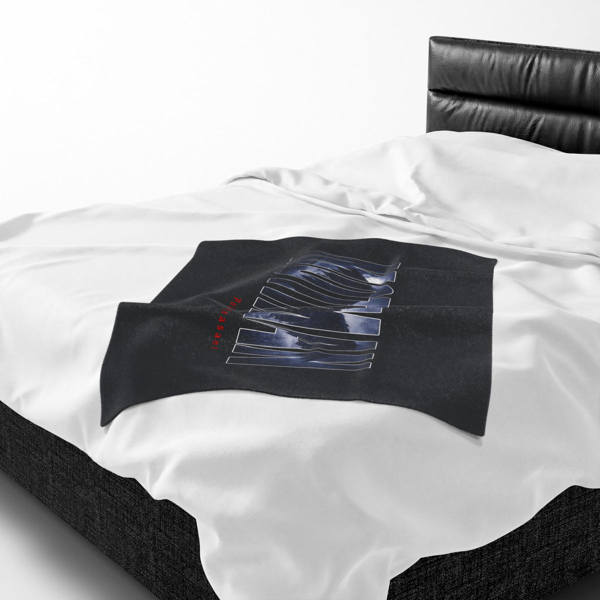 MOTHMAN LURKS Velveteen Plush Blanket
