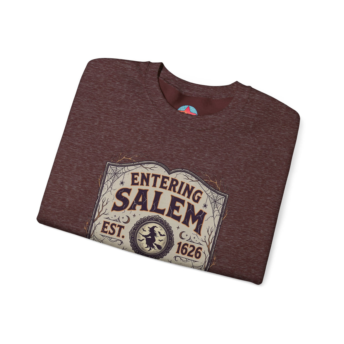 Spooky Entering Salem Unisex Heavy Blend™ Crewneck Sweatshirt