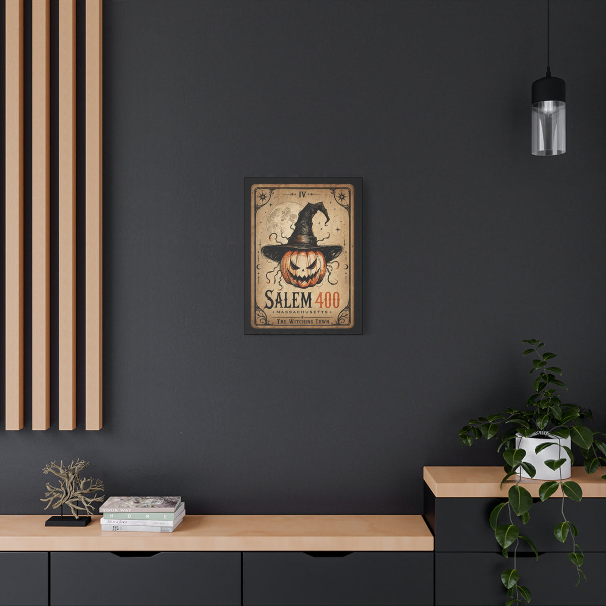 SALEM TAROT Matte Canvas, Stretched, 1.25" – Salem – alternate view | SalemFootsteps