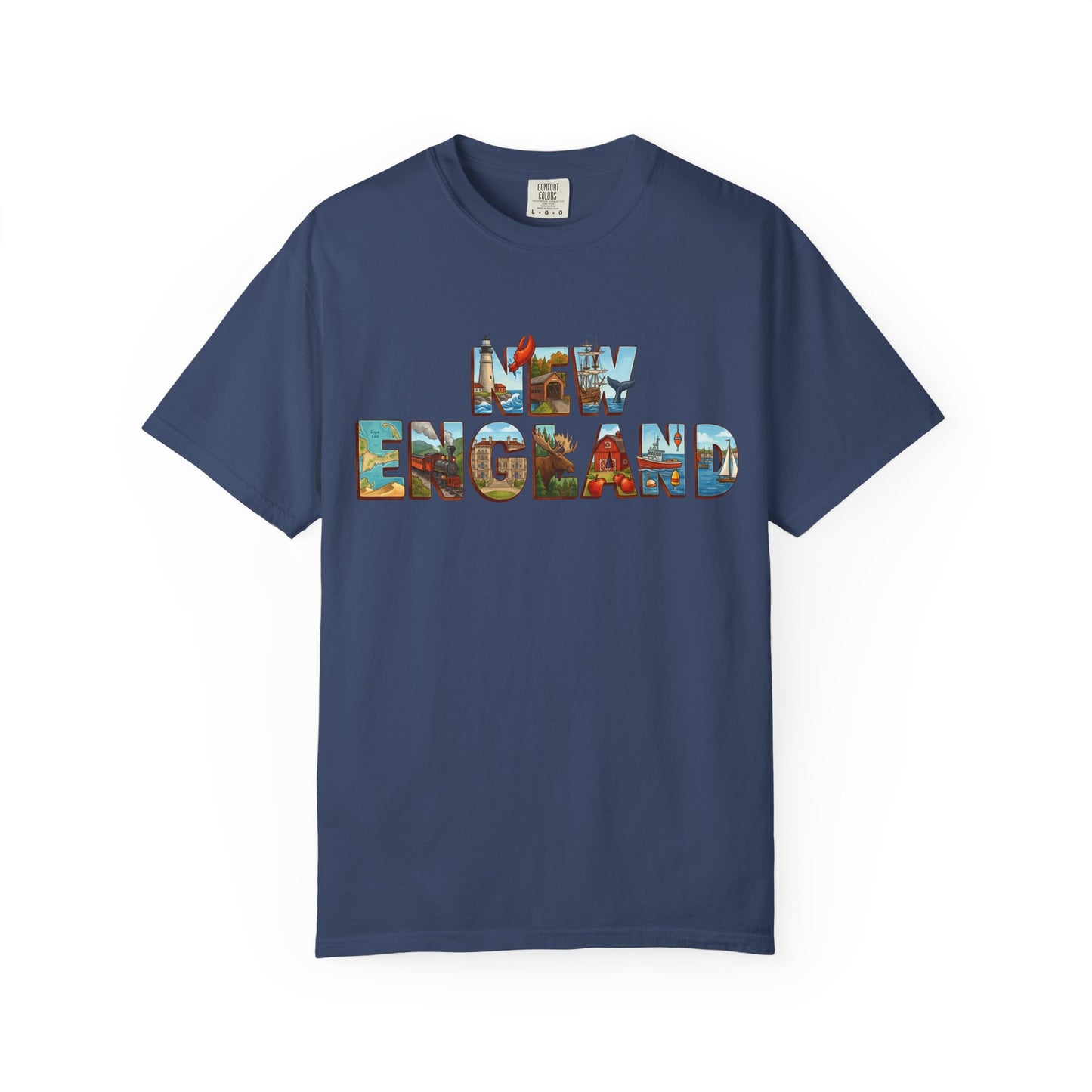 NEW ENGLAND Unisex Garment-Dyed T-shirt