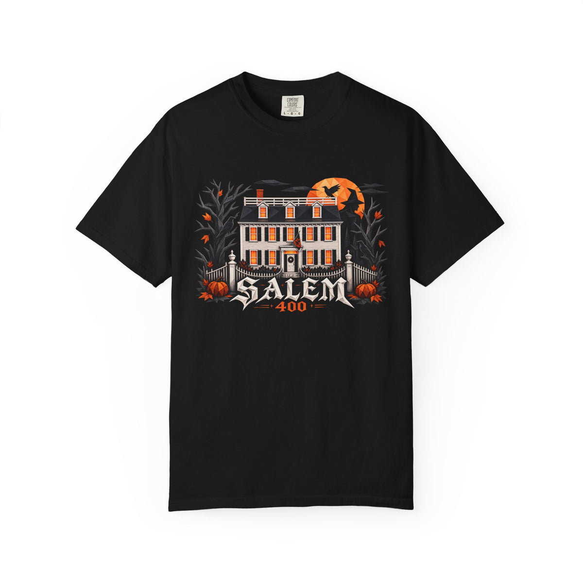 Salem 400 Ropes Mansion - Unisex Garment-Dyed T-shirt