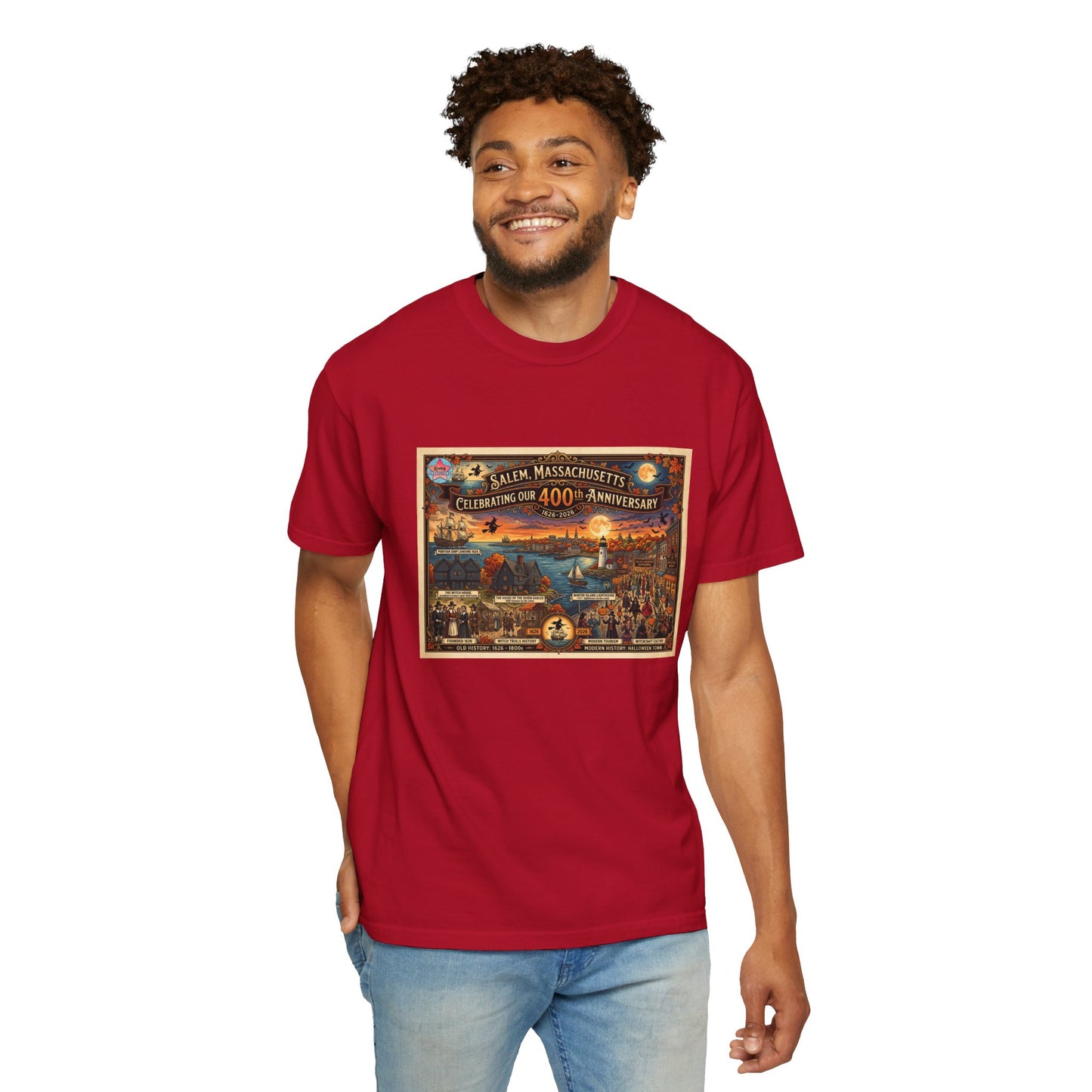 Salem 400 Unisex Garment-Dyed T-shirt