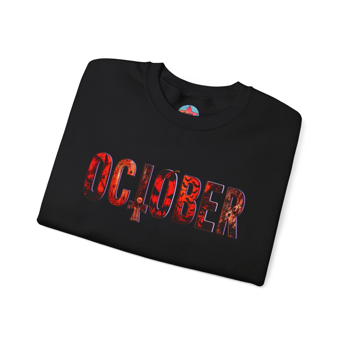 HORROR OCTOBER - Unisex Heavy Blend™ Crewneck Sweatshirt