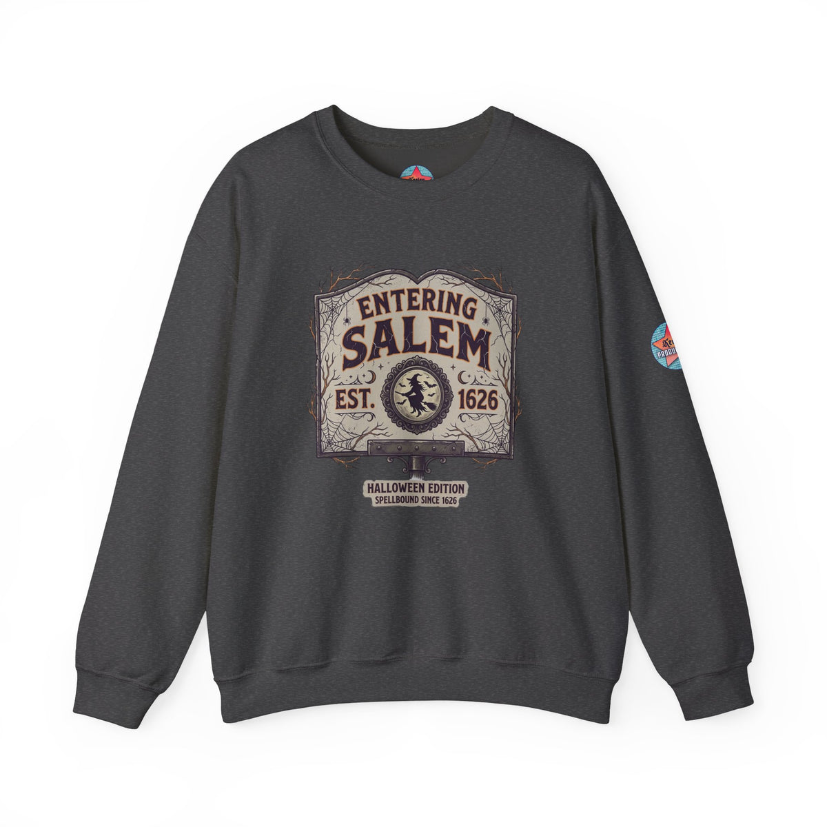 Spooky Entering Salem Unisex Heavy Blend™ Crewneck Sweatshirt