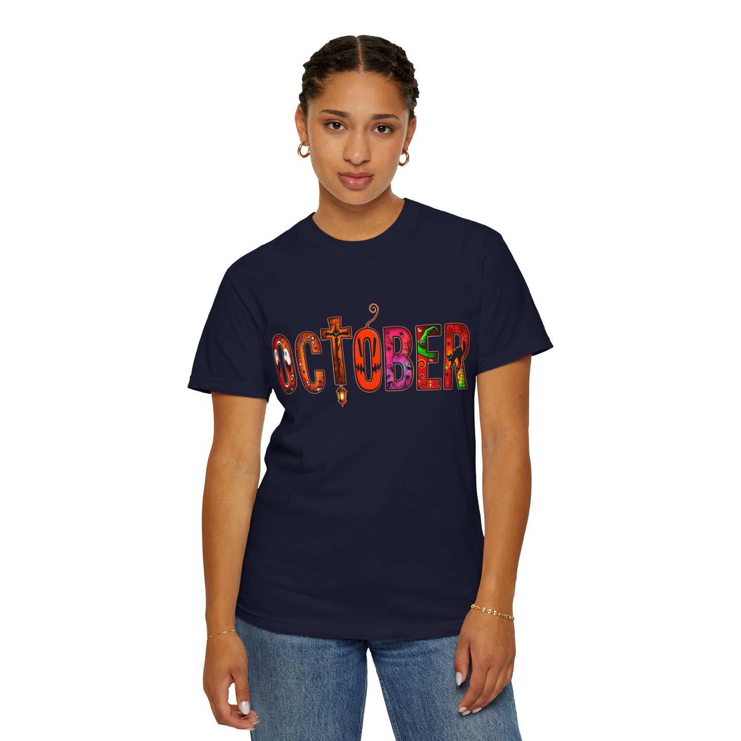 OCTOBER Unisex Garment-Dyed T-shirt